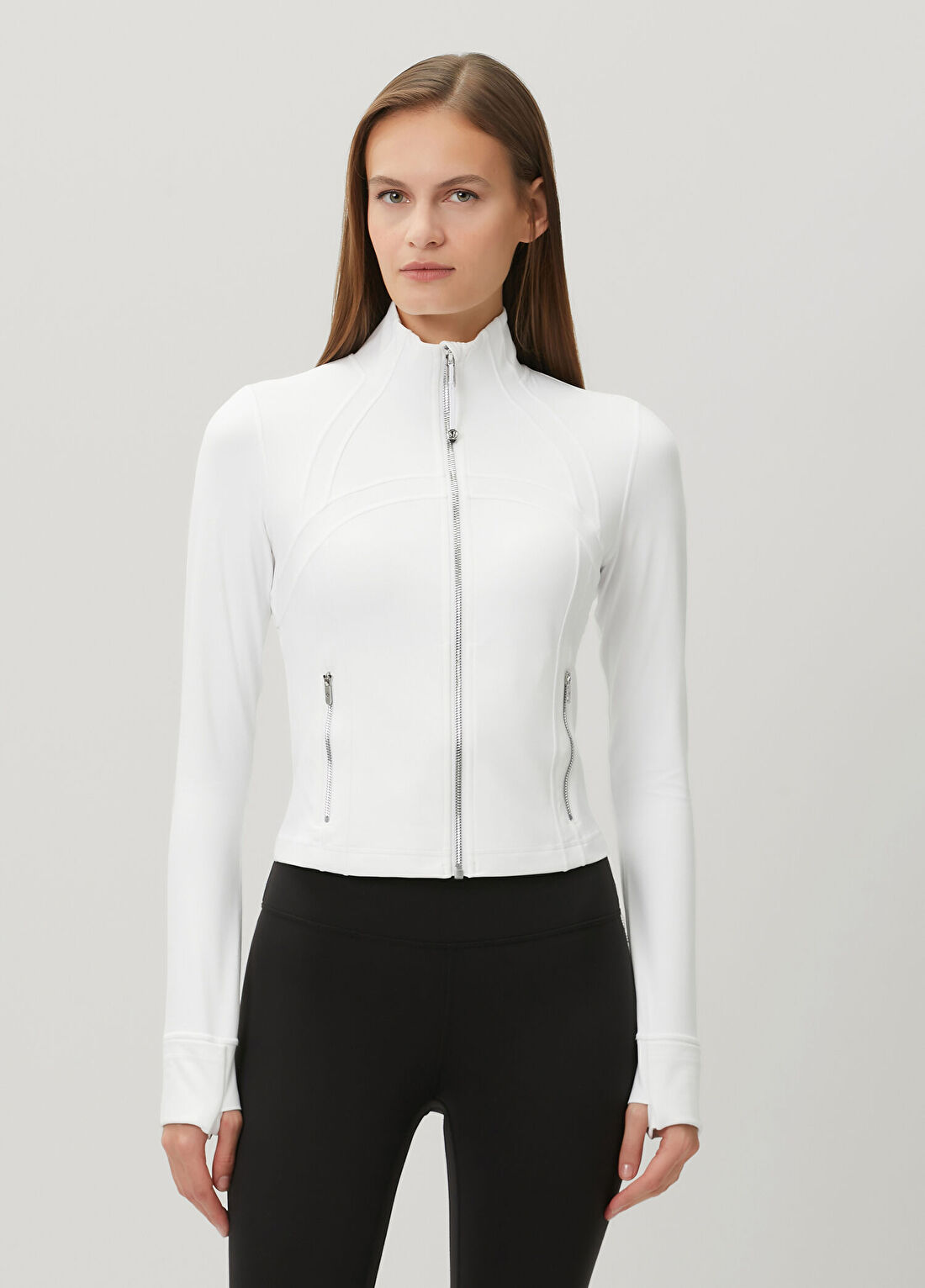 lululemon Define Crop Beyaz Ceket Nulu