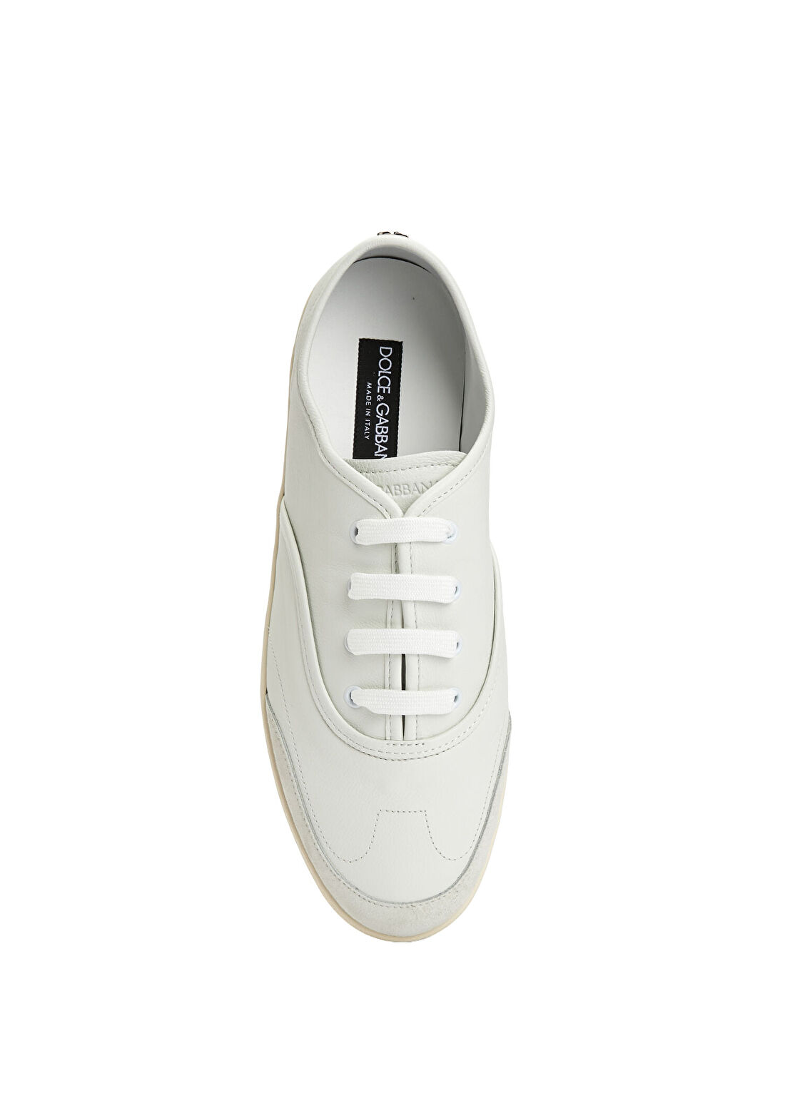 Dolce&Gabbana Beyaz Erkek Deri Sneaker görsel 4