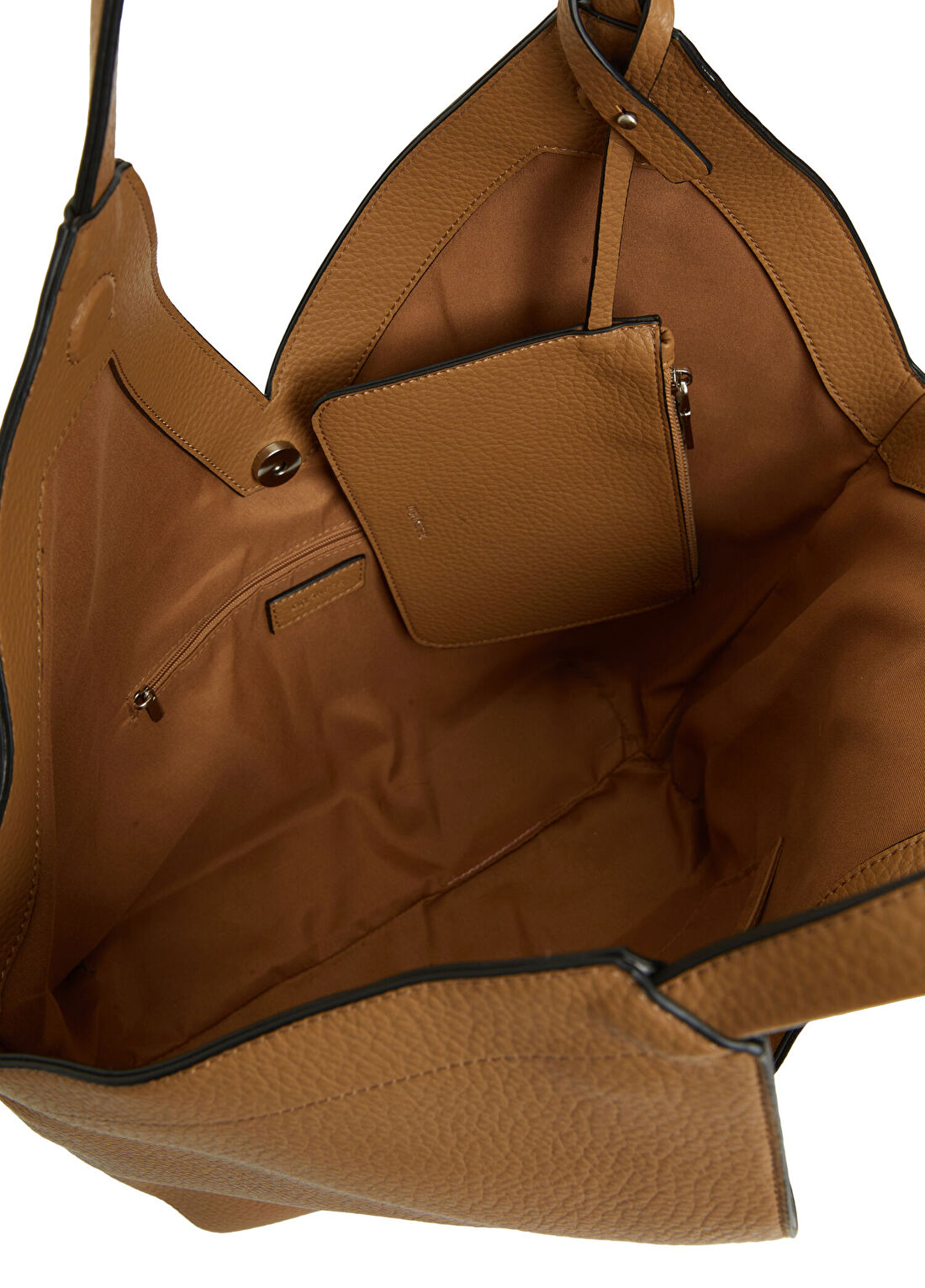Divarese Karamel Floter Kadın Shopper Çanta görsel 4