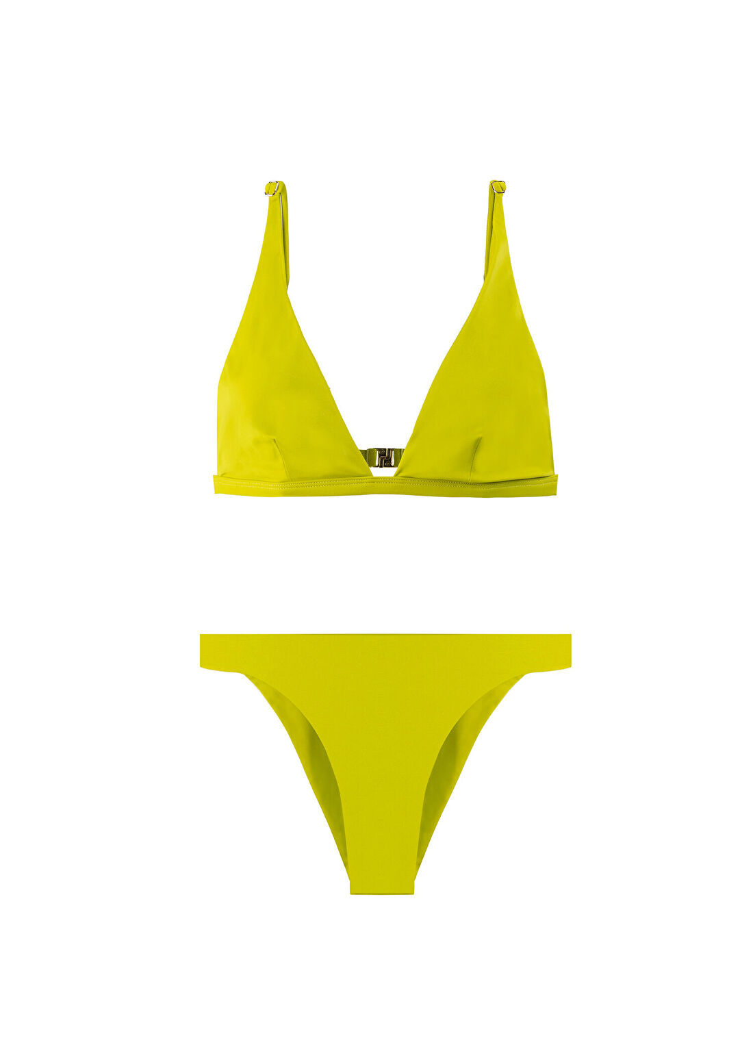 Lyn Swimwear Karya Neon Yeşil Kadın Üçgen Bikini Takımı