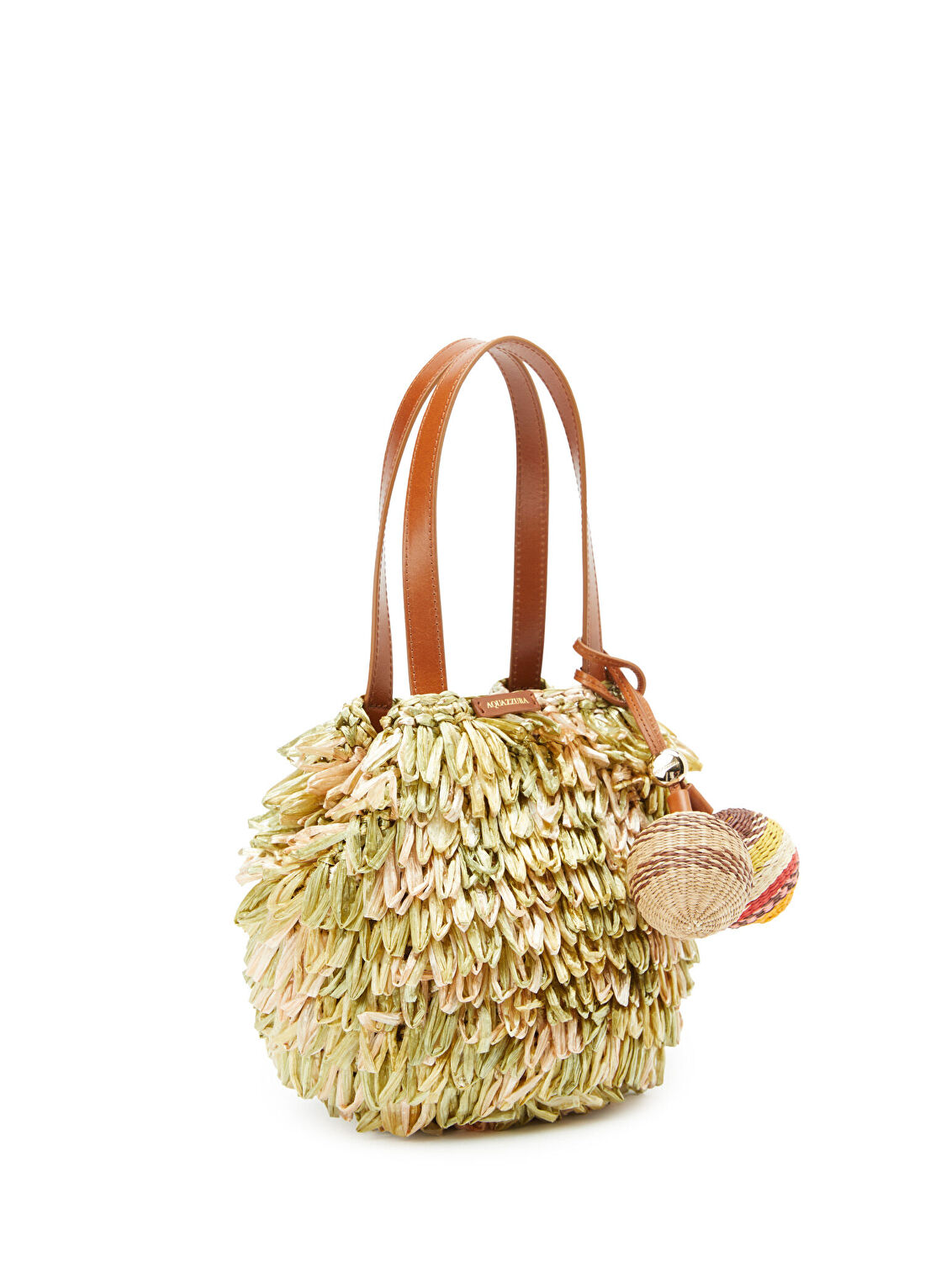 Aquazzura Pompom Mini Kadın Plaj Çantası görsel 3