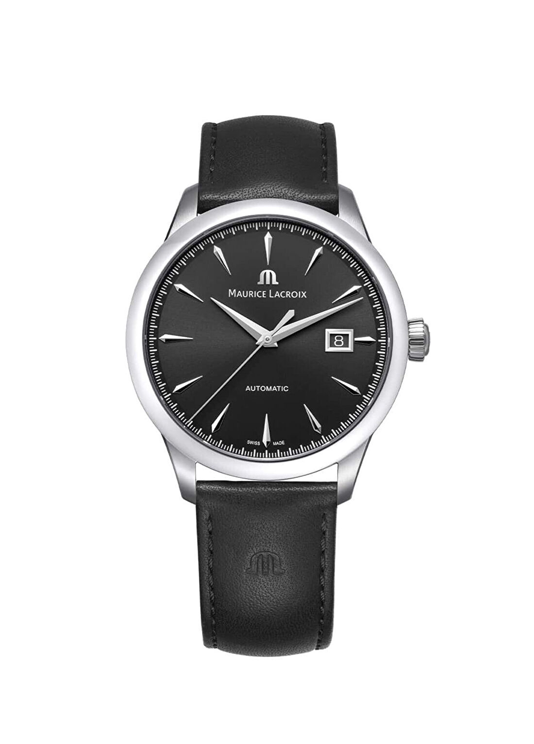 Maurice Lacroix ML-756008SS001330-2 Siyah Deri Erkek Kol Saati