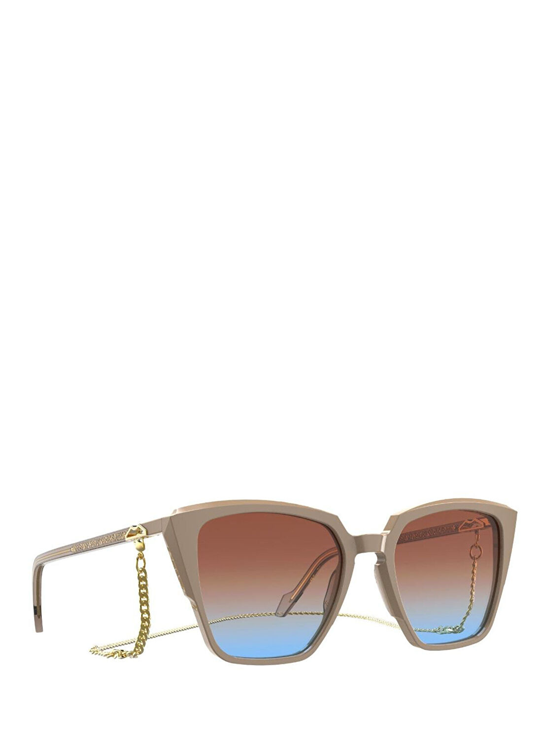 Original Vintage Sunglasses Naples Bay 02 Col Ivory Bej Asetat Kadın Güneş Gözlüğü