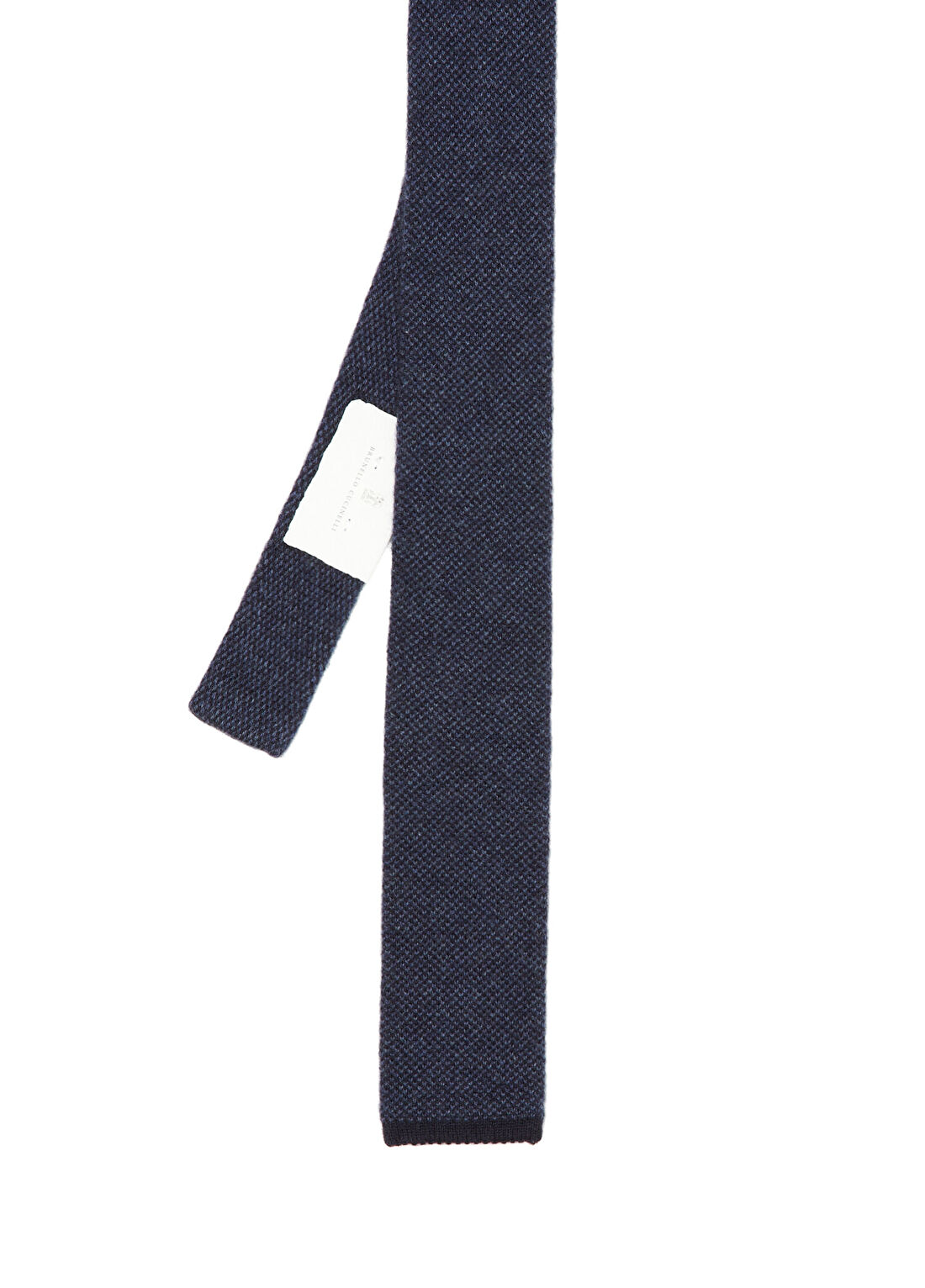 Brunello Cucinelli Lacivert Kaşmir Kravat