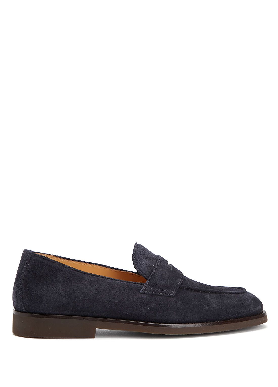 Brunello Cucinelli Lacivert Erkek Süet Loafer