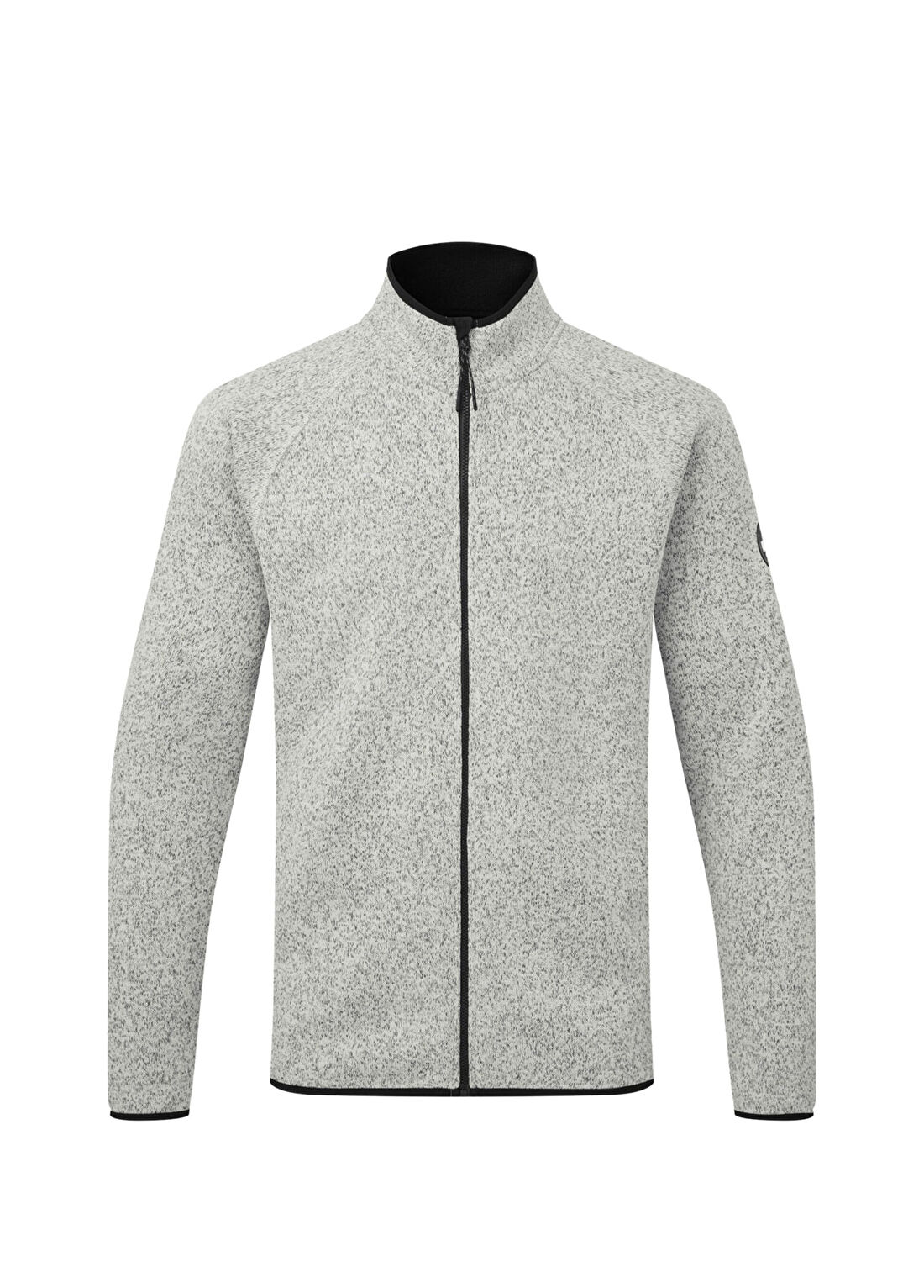 Gill Knıtt Fleece Grey Melange Erkek Spor Sweatshirt