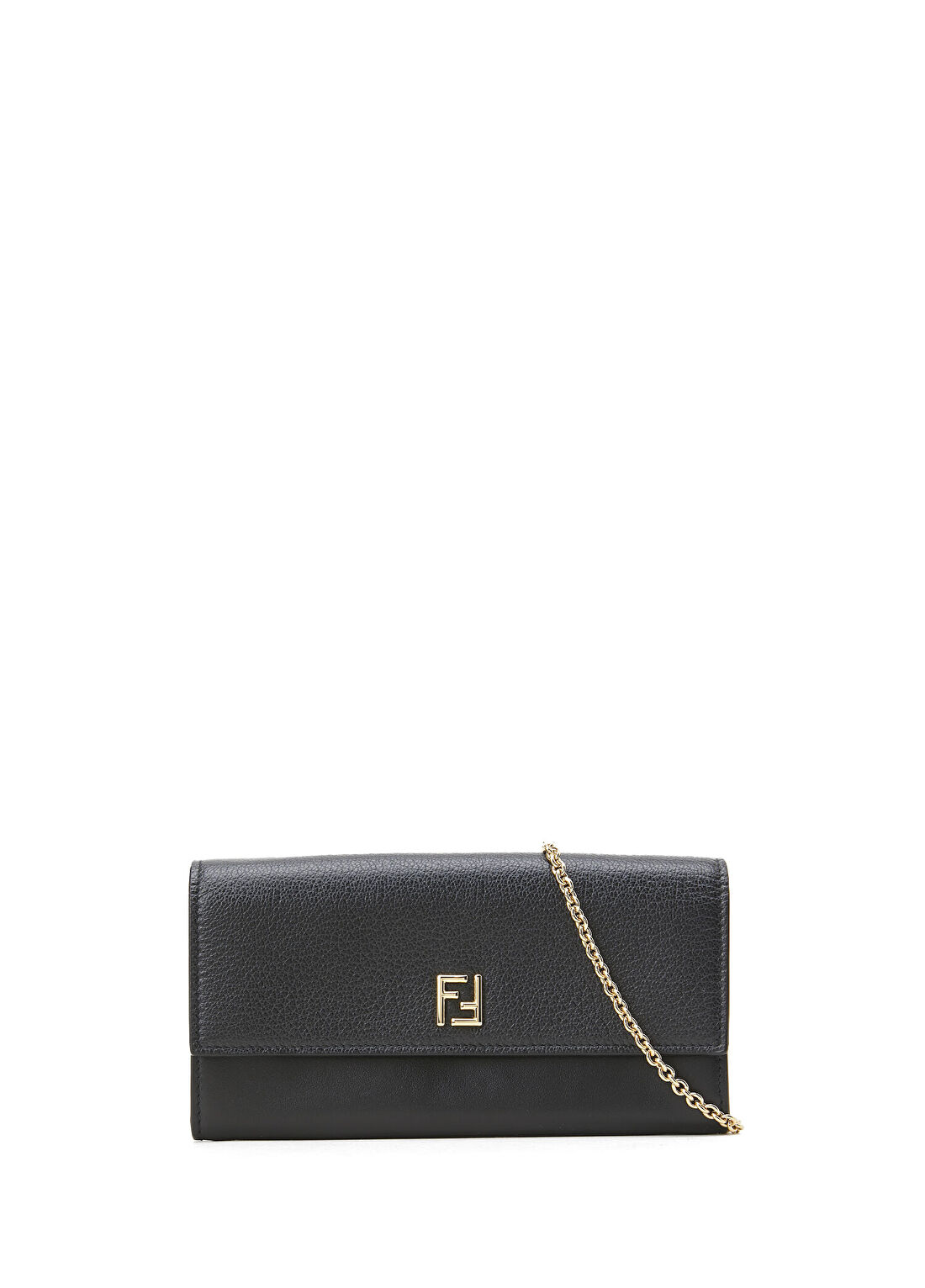 Fendi FF Continental Siyah Kadın Deri Cüzdan