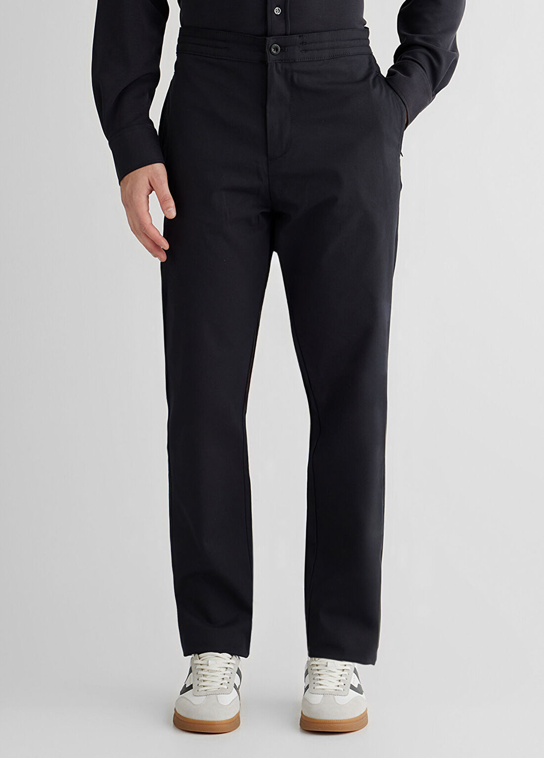 Gant Siyah Regular Fit Erkek Pantolon görsel 3