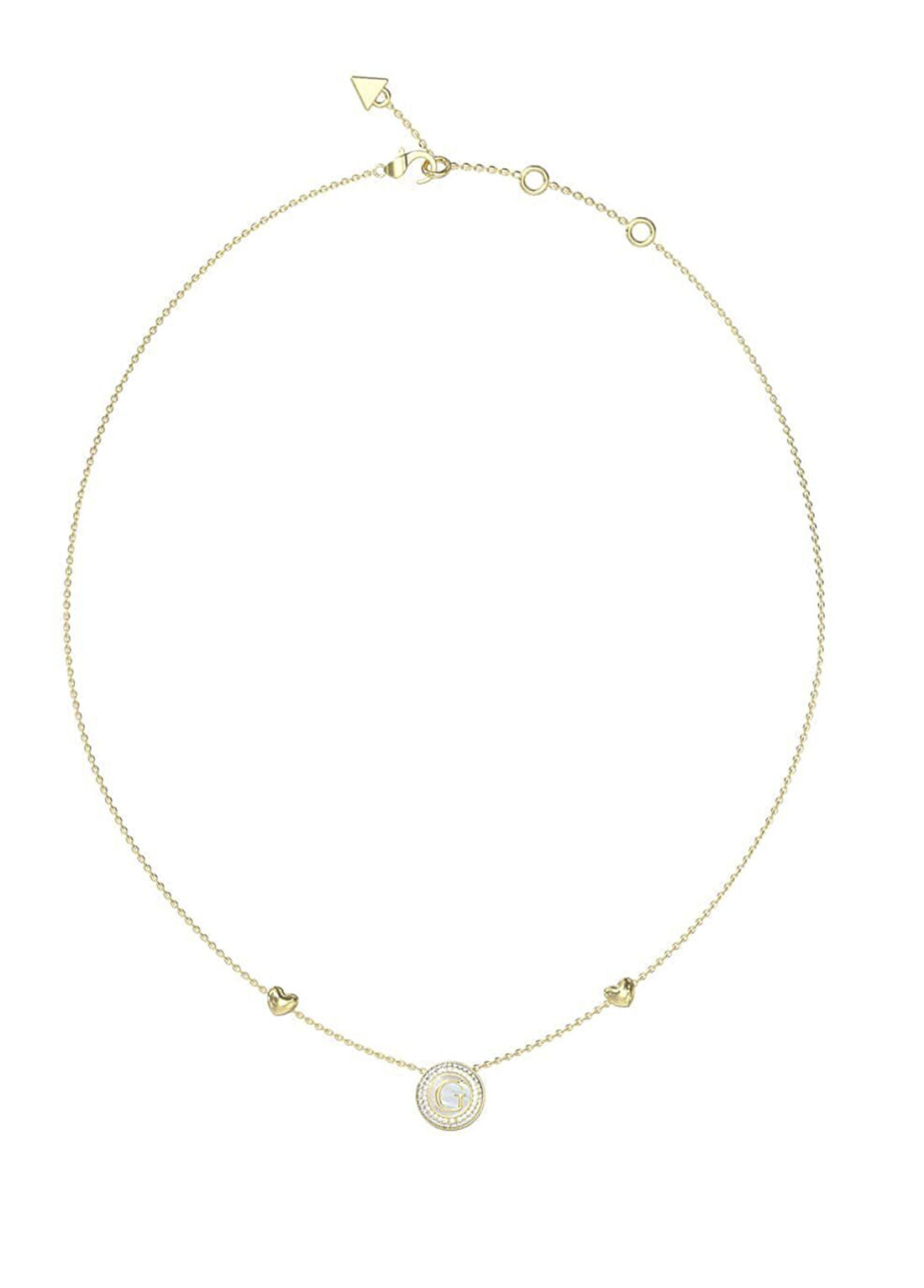 Guess JGUJUBN06201JWYGTU Kalpli Altın Rengi Çelik Kadın Kolye