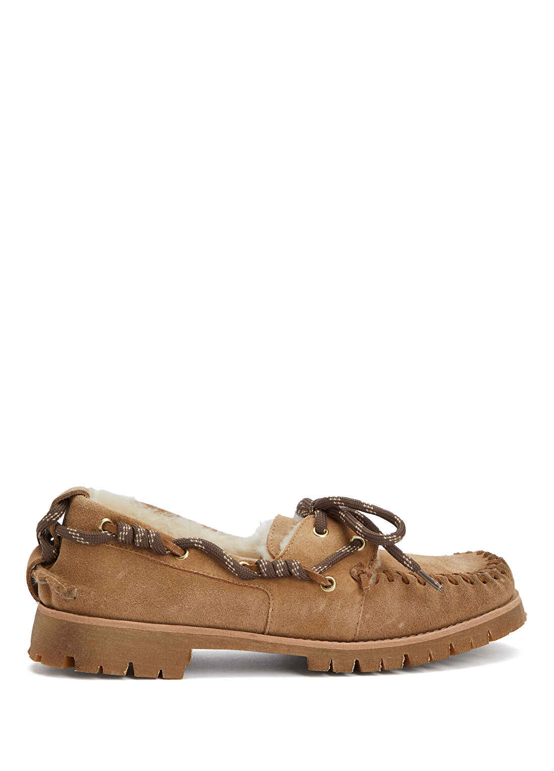 Golden Goose Cruise Bej Kadın Süet Loafer