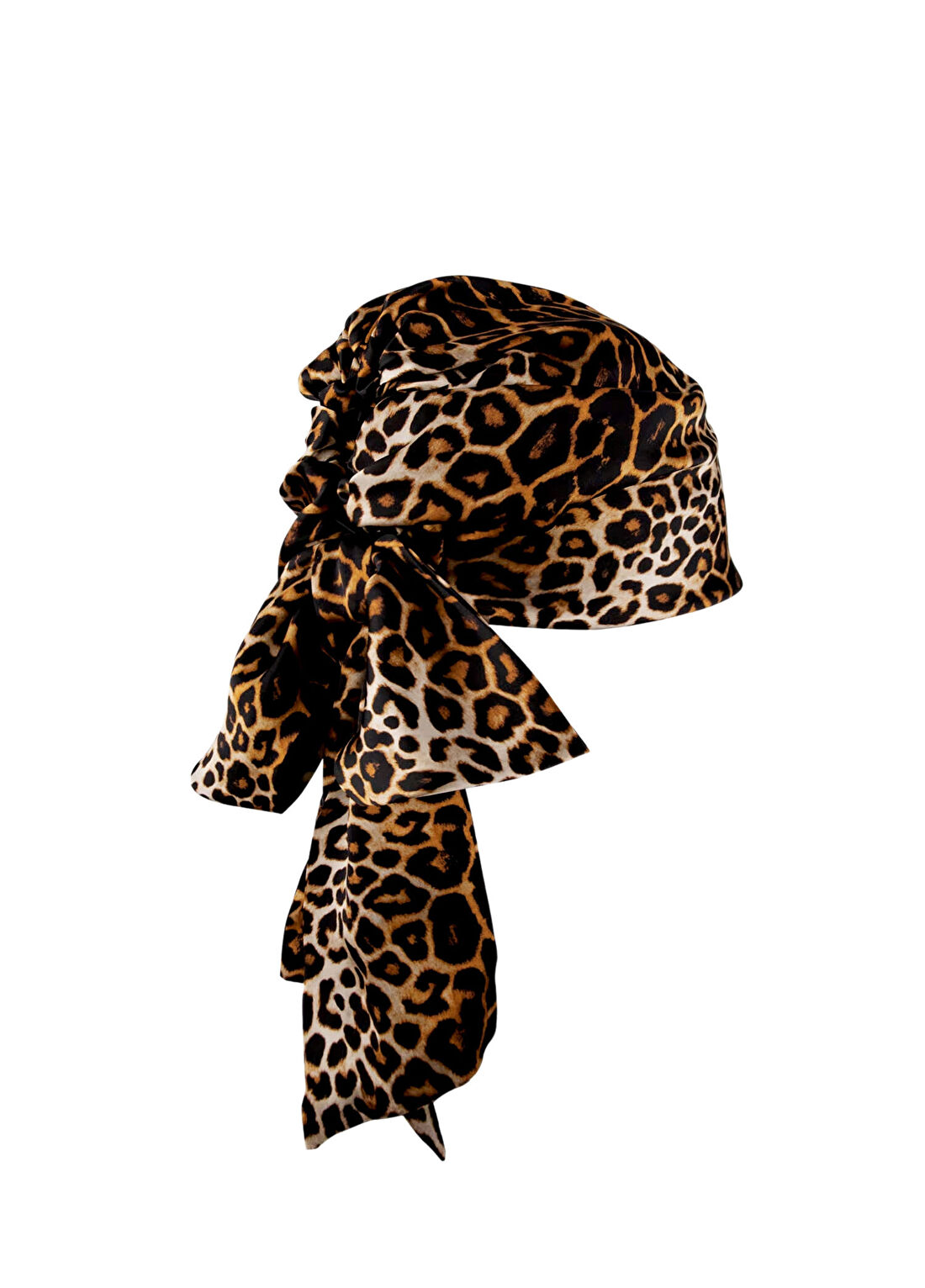Sibi Hats Safari Vibes Leopar Desenli İpek Kadın Bandana