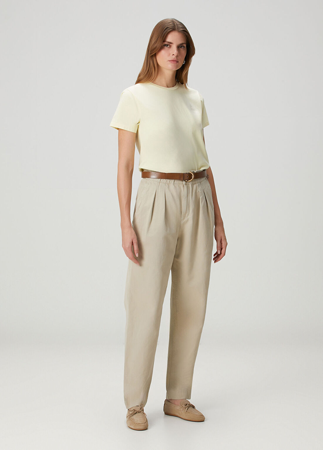 Marant Etoile Aby Açık Sarı T-shirt görsel 2