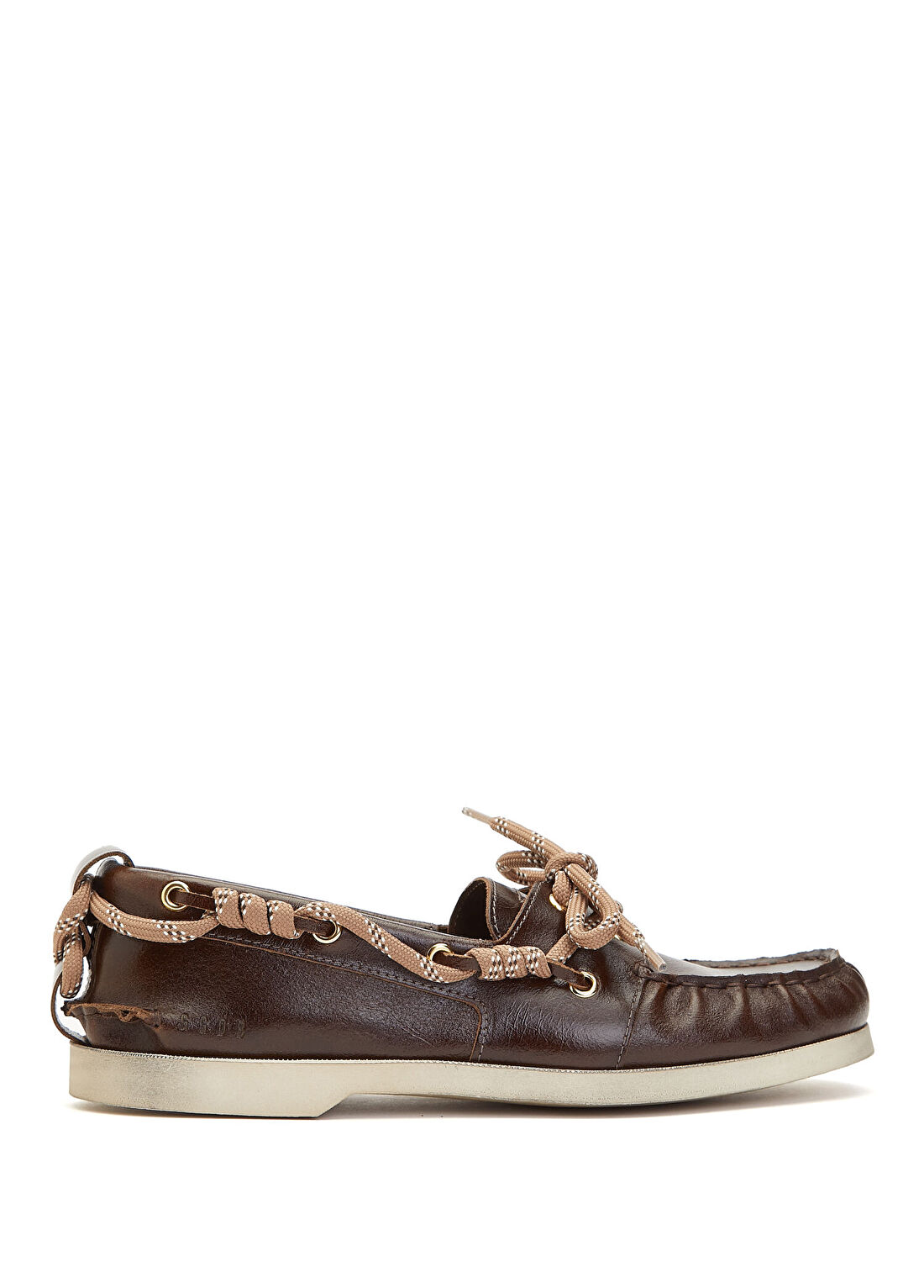 Golden Goose Koyu Kahverengi Kadın Deri Loafer
