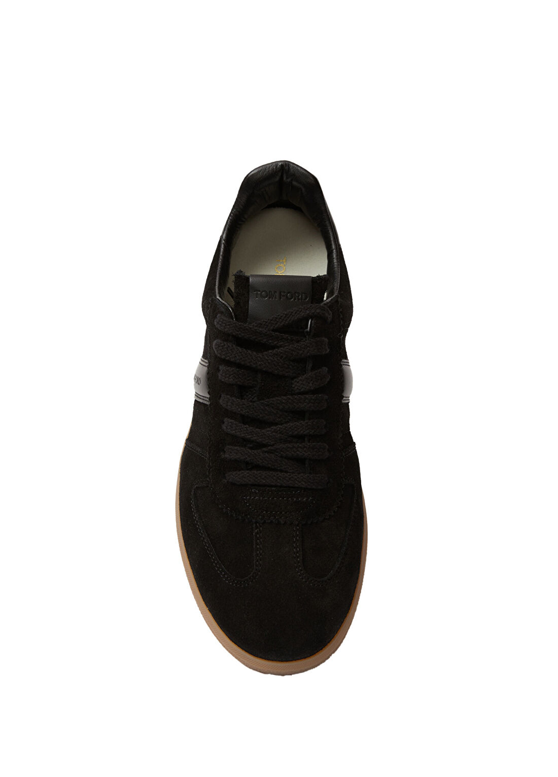 Tom Ford Siyah Erkek Süet Sneaker görsel 4