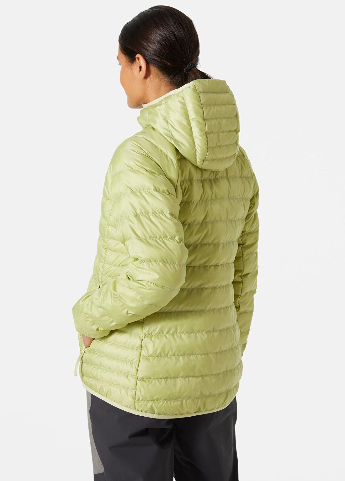 Helly Hansen W Banff Hooded Insulator Yeşil Kadın Mont görsel 3