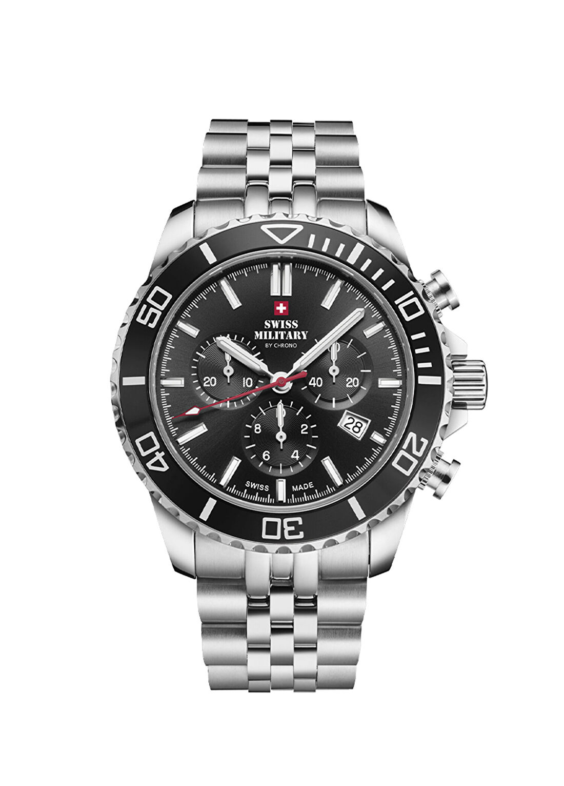 Swiss Military By Chrono SM34103.01 Gümüş Çelik Erkek Kol Saati
