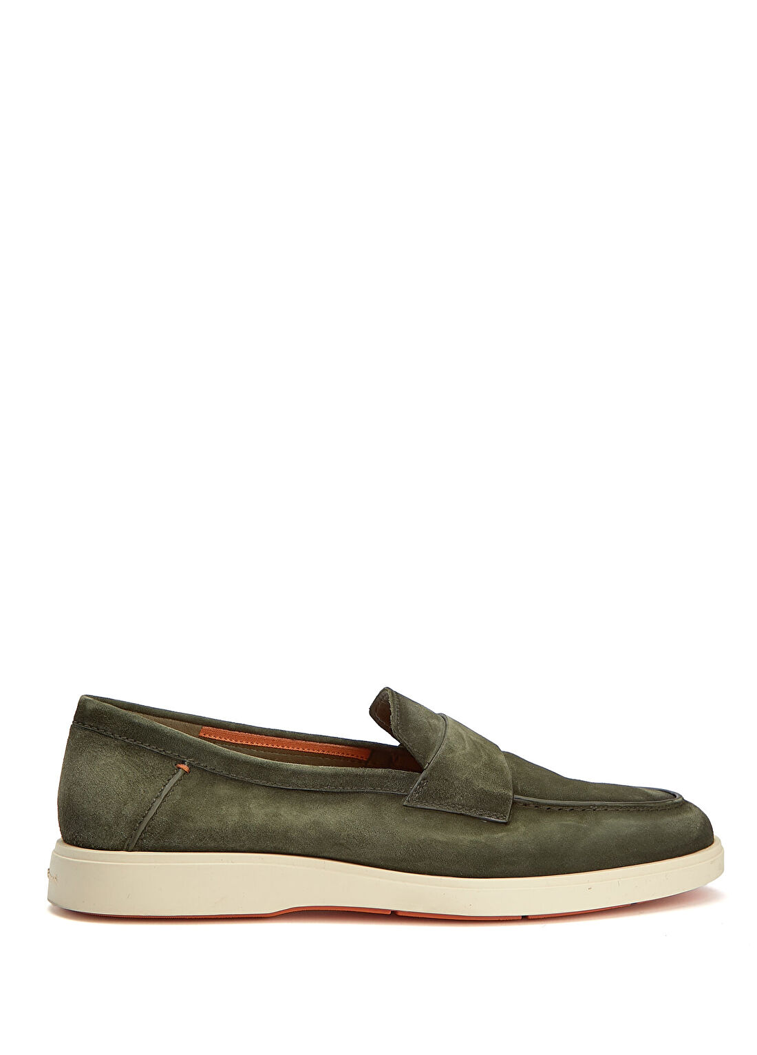Santoni Detroit Yeşil Erkek Süet Loafer