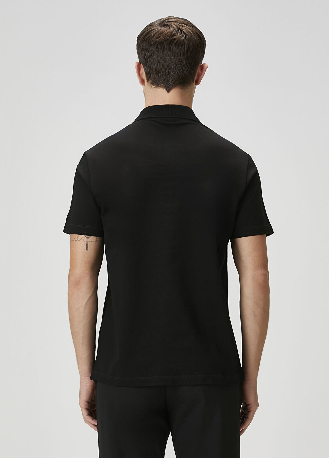 Versace Siyah Polo T-shirt görsel 4