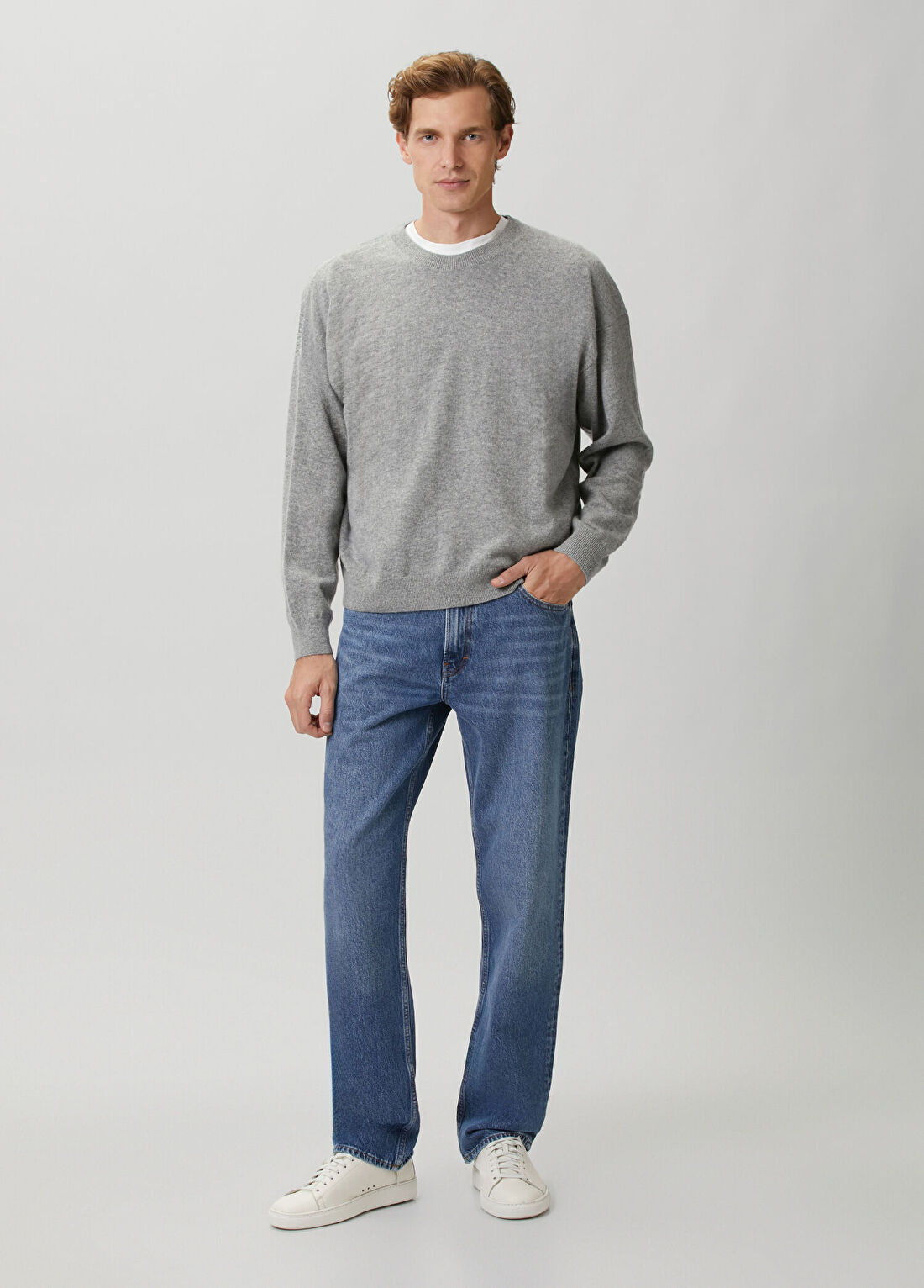 Frame Denim Relaxed Koyu Mavi Jean Pantolon