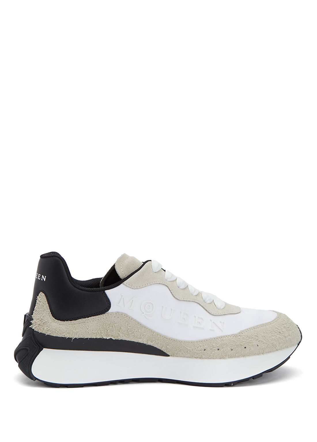 McQueen Sprint Runner Beyaz Gri Erkek Sneaker