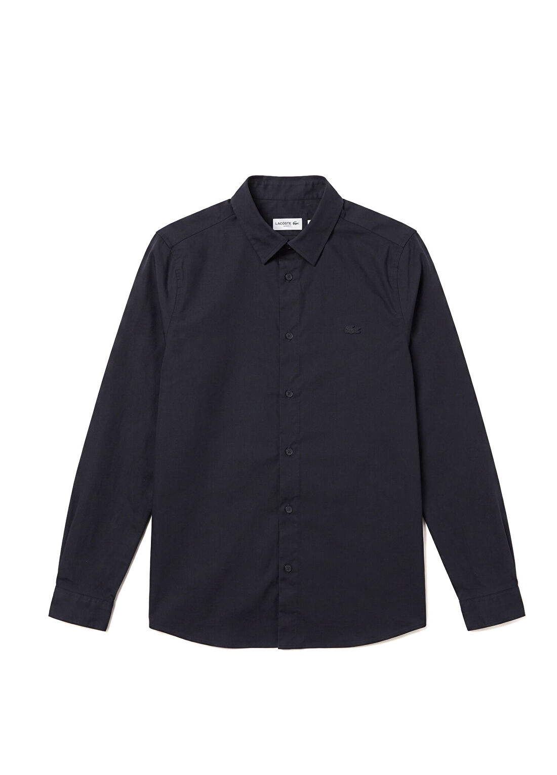 Lacoste Siyah Slim Fit Uzun Kollu Erkek Gömlek