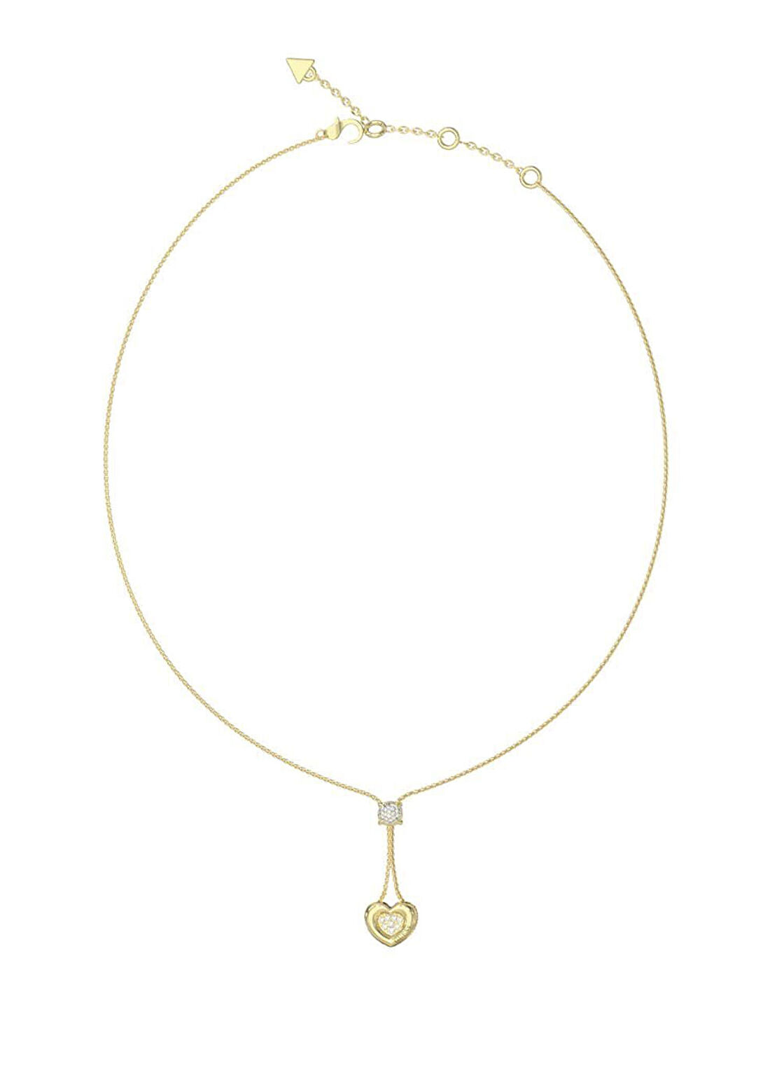 Guess JGUJUBN05460JWYGTU Love Kalpli Altın Rengi Çelik Kadın Kolye
