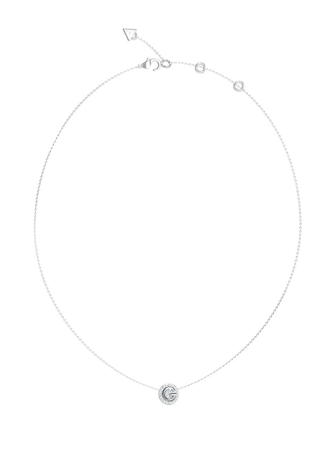 Guess JGUJUBN05446JWRHTU G Crystal Metalik Gri Çelik Kadın Kolye