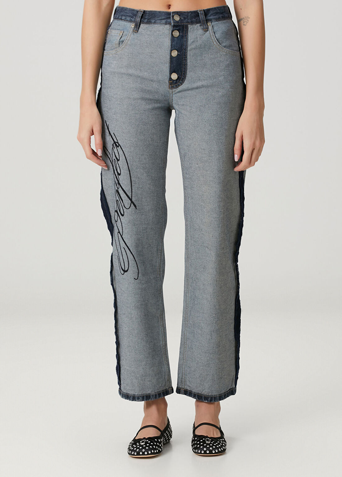 Marc Jacobs Imperfectly Perfect Mavi Jean Pantolon görsel 2
