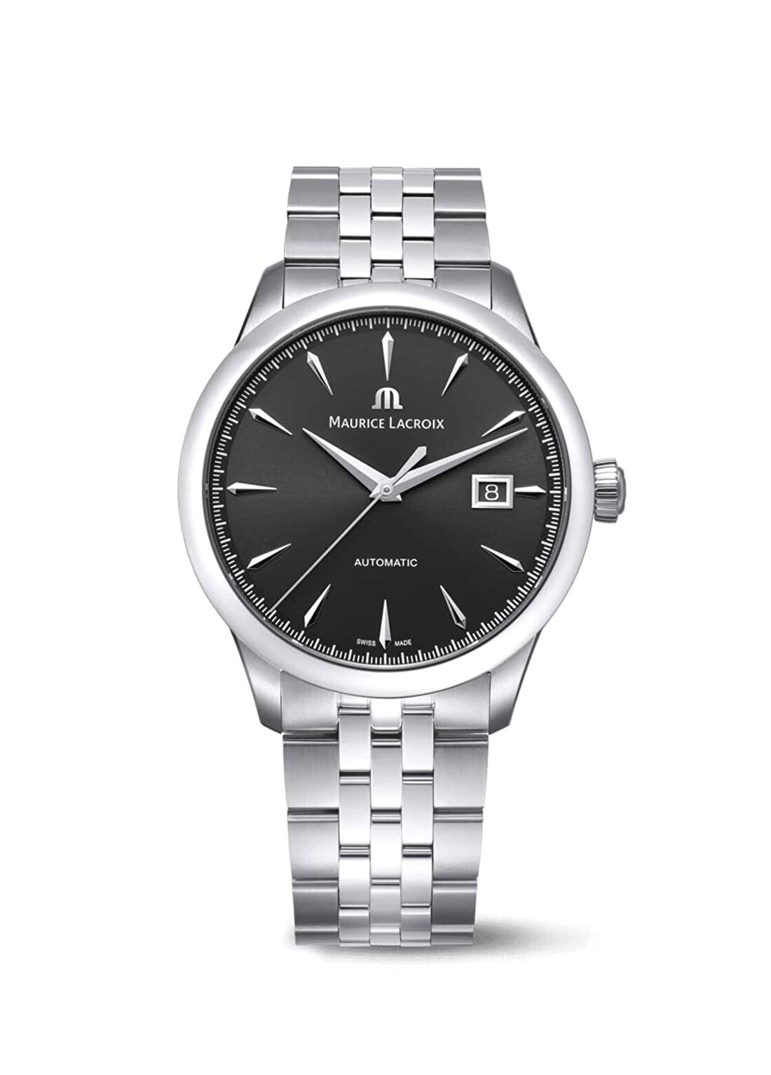Maurice Lacroix ML-756008SS002330-1 Metalik Gri Çelik Erkek Kol Saati