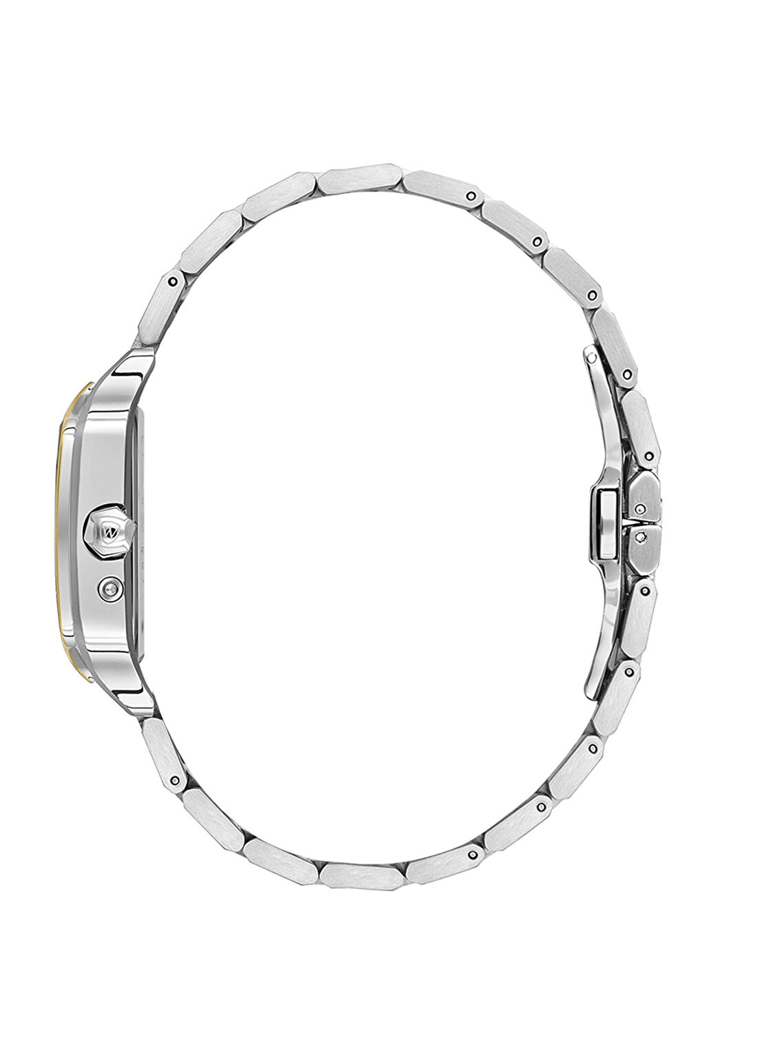 Wainer WA.18091-F Gümüş Altın Rengi Çelik Kadın Kol Saati görsel 3