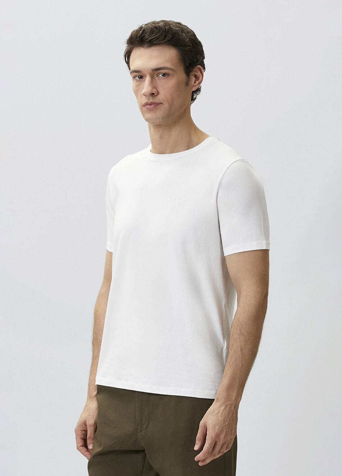 Network Beyaz Basic T-shirt görsel 4