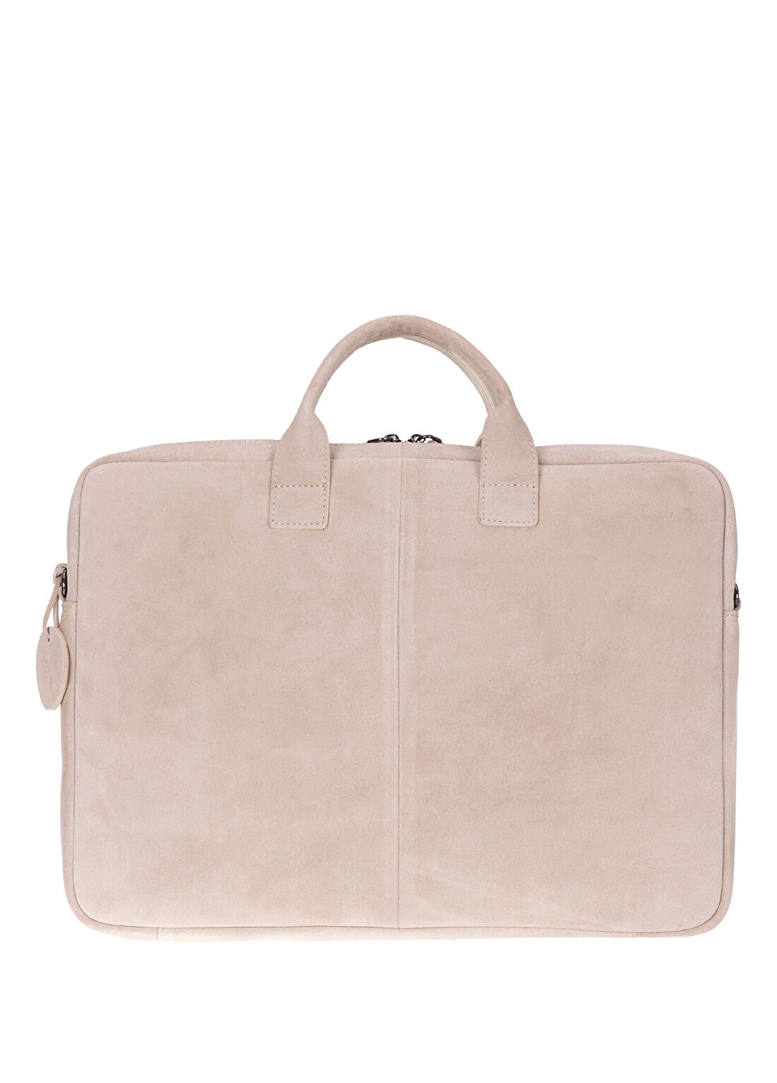 Bloominbag Sand Still Krem Bej Süet Deri 15/16'' MacBook Laptop Çantası görsel 4