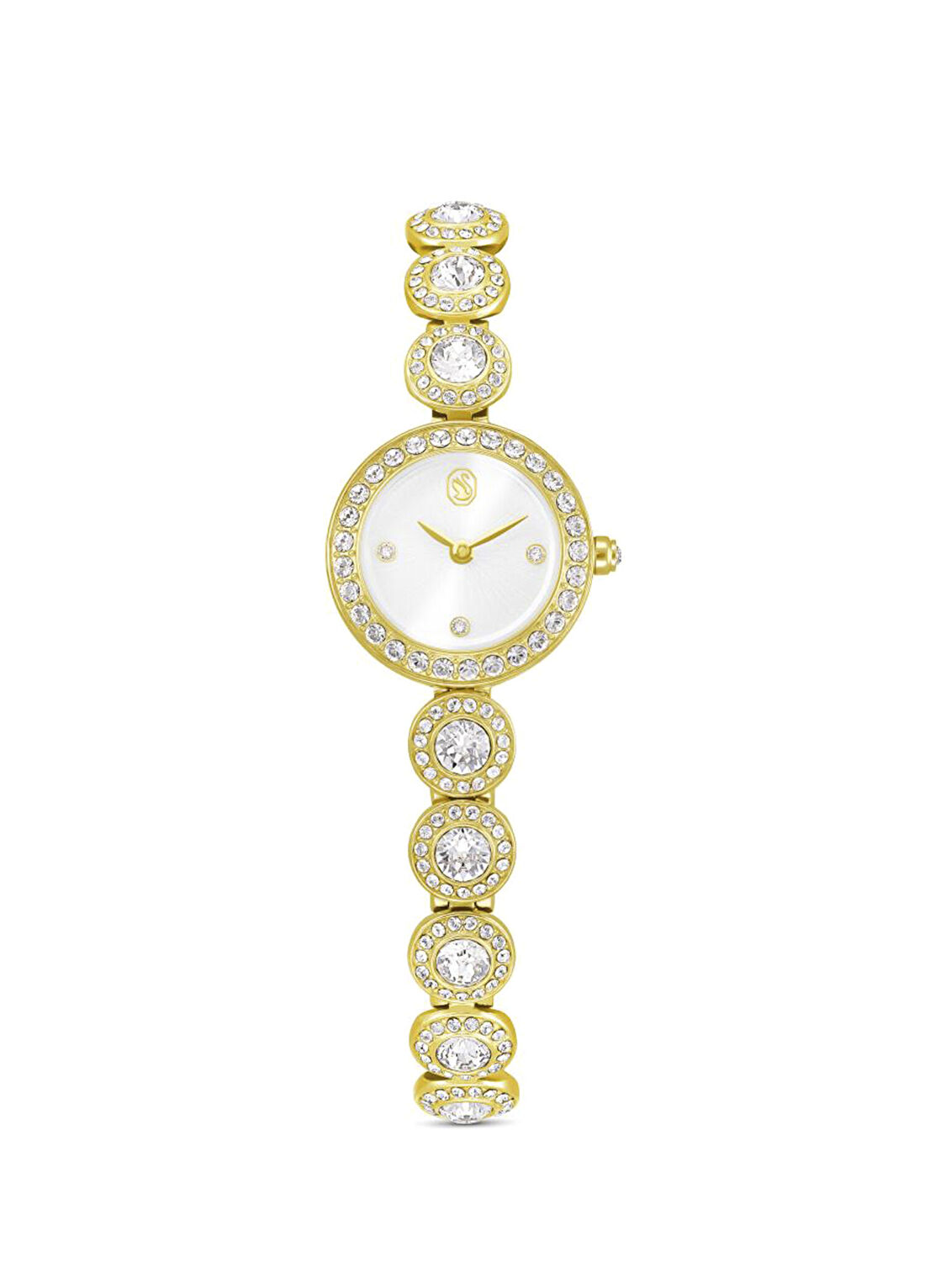 Swarovski 5750500 Una Mc Pgo Whıte Pgo Altın Rengi Çelik Kadın Kol Saati