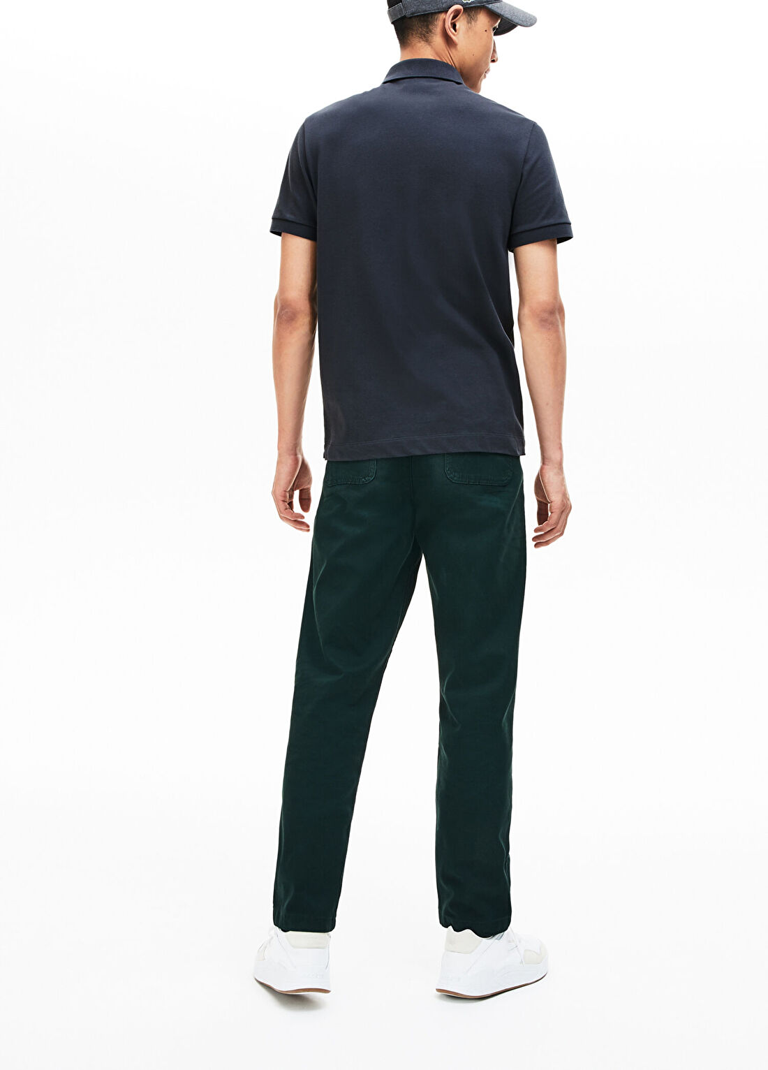Lacoste Koyu Gri Regular Fit Paris Polo Yaka Kısa Kollu Erkek T-Shirt görsel 3