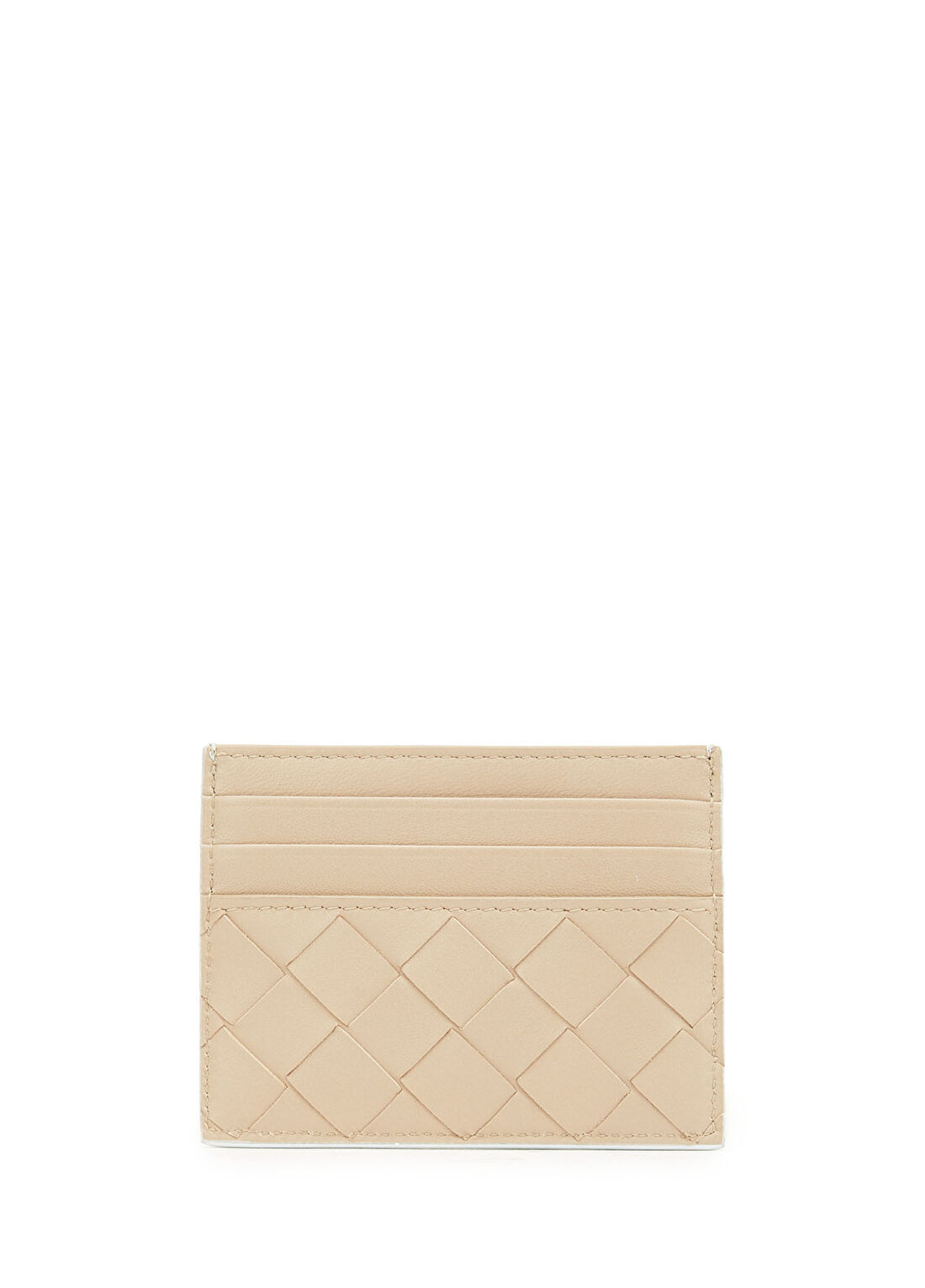 Bottega Veneta Ekru Kadın Deri Kartlık