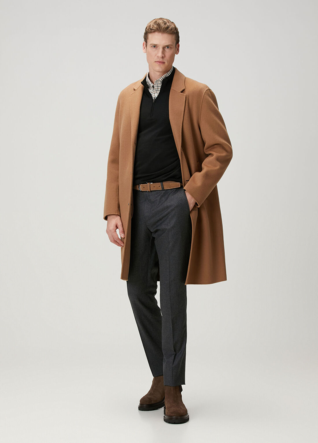 Beymen Collection Drop 7 Gri Yün Pantolon