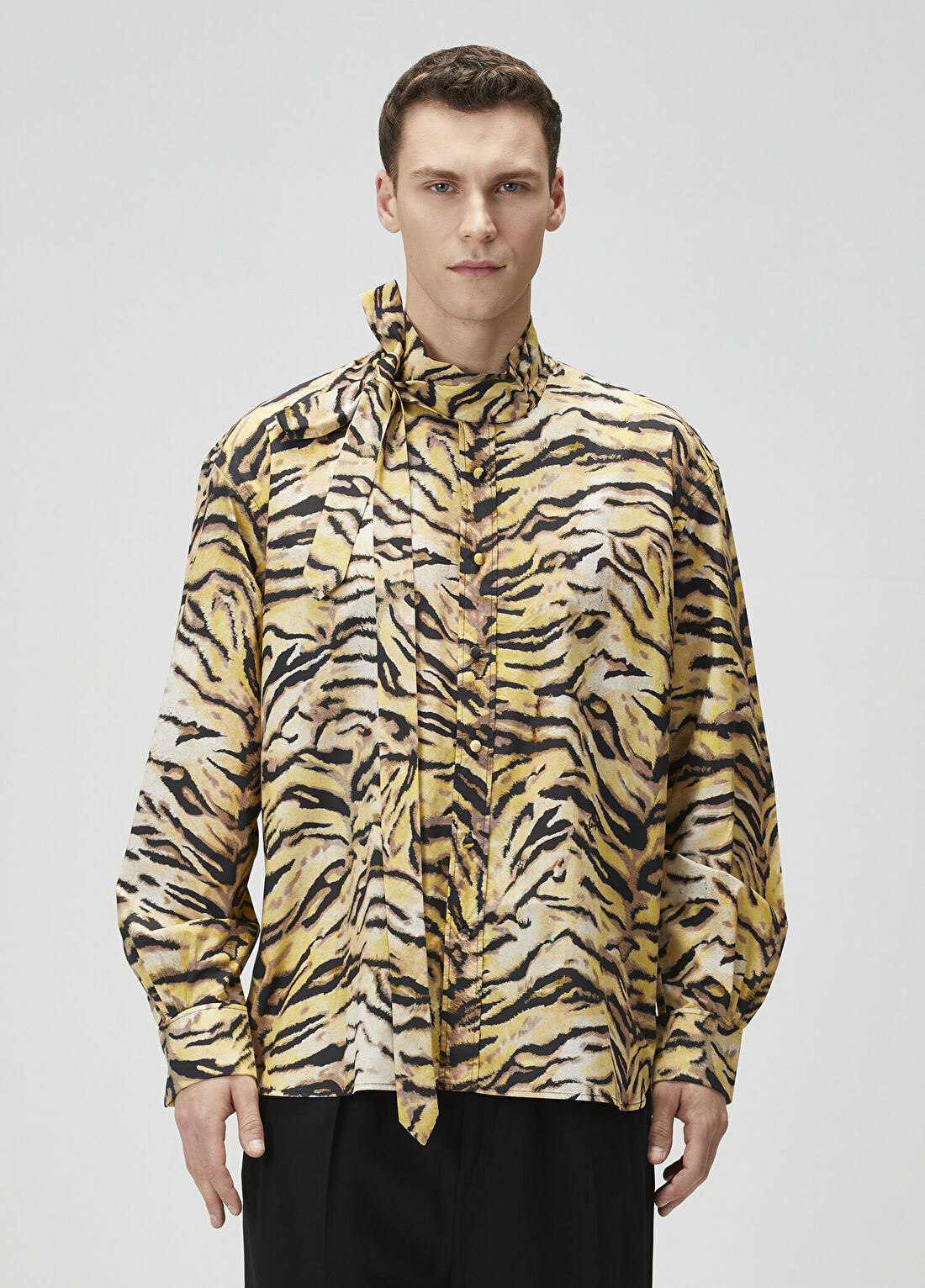 Kenzo Leopar Desenli Gömlek