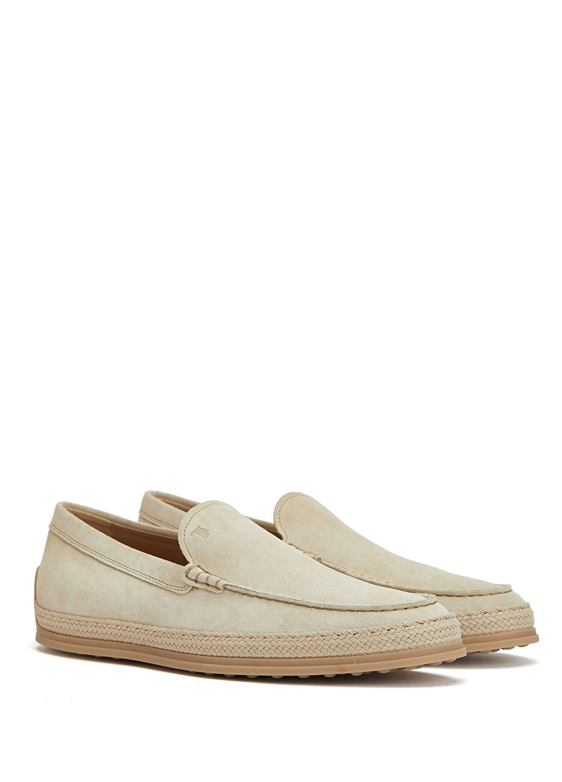 Tod's Açık Bej Erkek Süet Espadril görsel 2