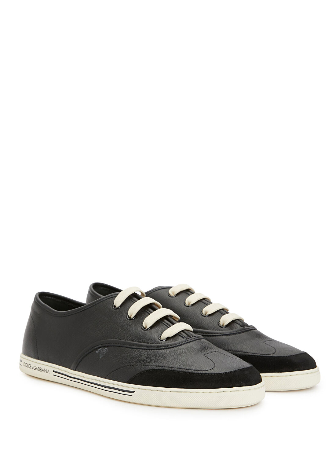 Dolce&Gabbana Siyah Erkek Deri Sneaker görsel 2