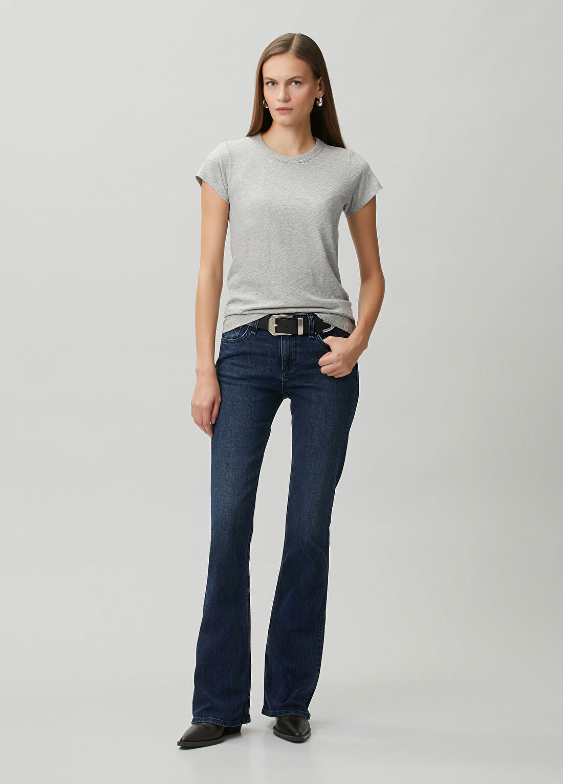 Rag&Bone Kinsley Koyu Mavi Jean Pantolon