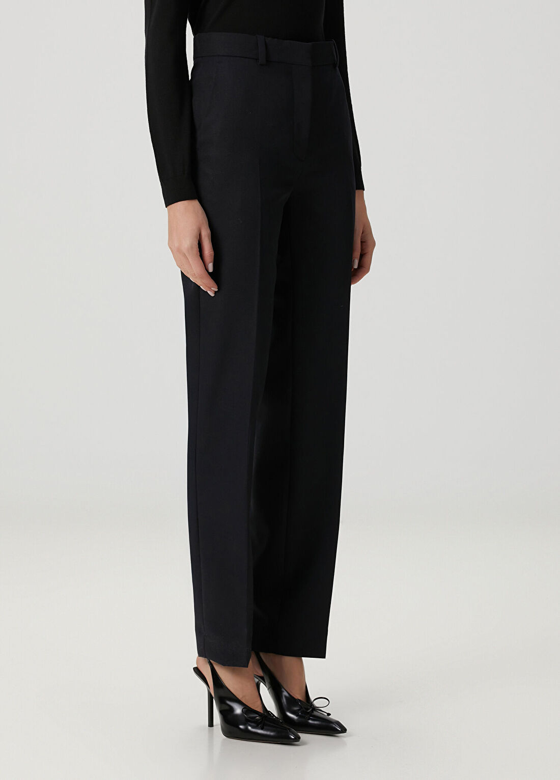 Jacquemus Lacivert Yün Pantolon görsel 2