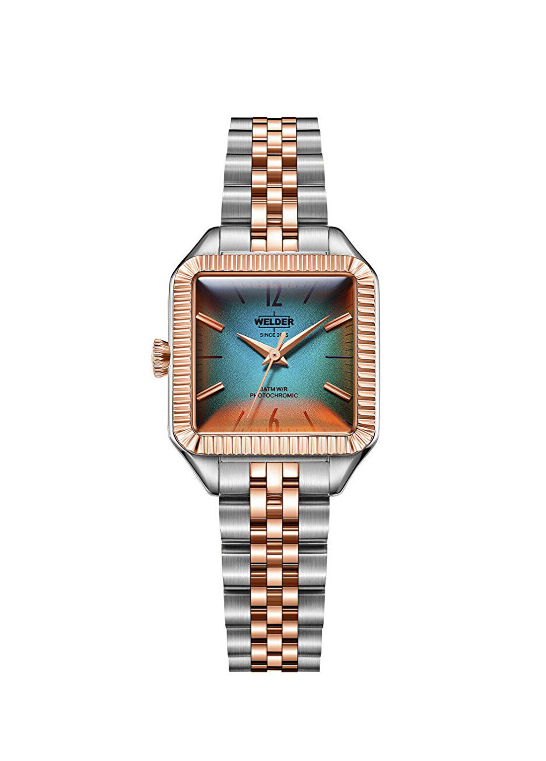 Welder WRC912 Royal Metalik Gri Rose Gold Çelik Kadın Kol Saati