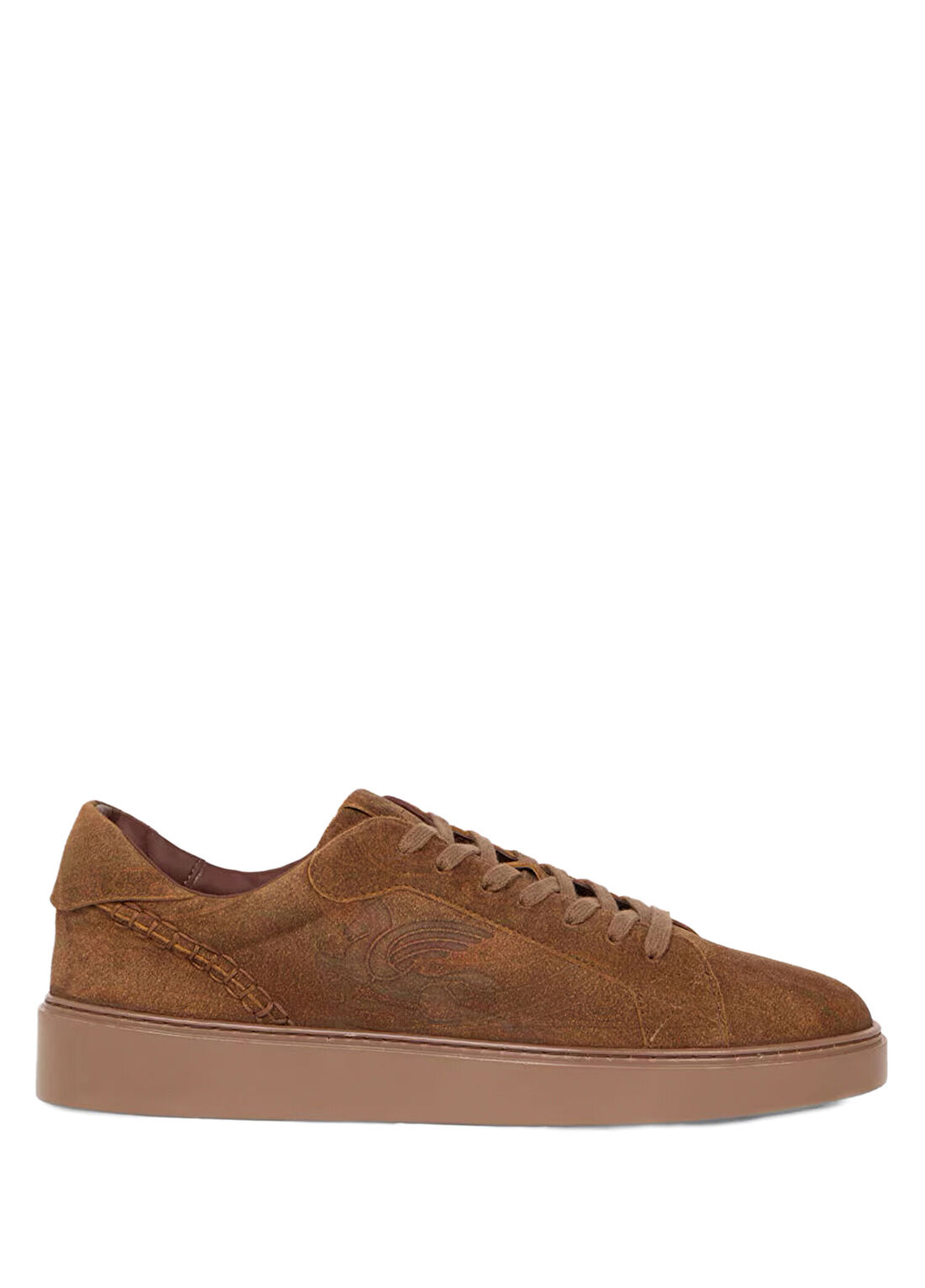 Etro Kahverengi Erkek Süet Sneaker