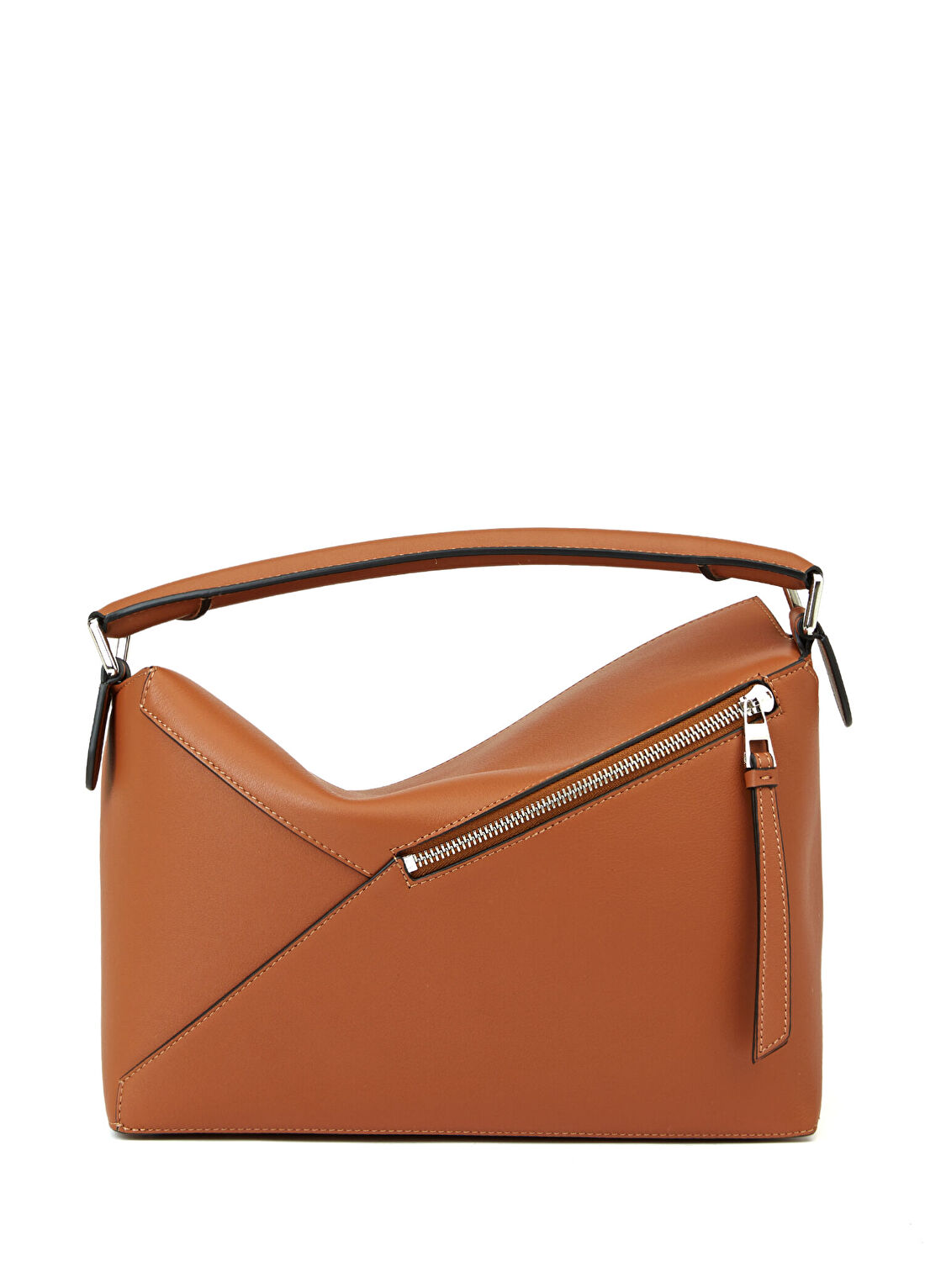 Loewe Puzzle Kahverengi Kadın Deri Çanta görsel 4