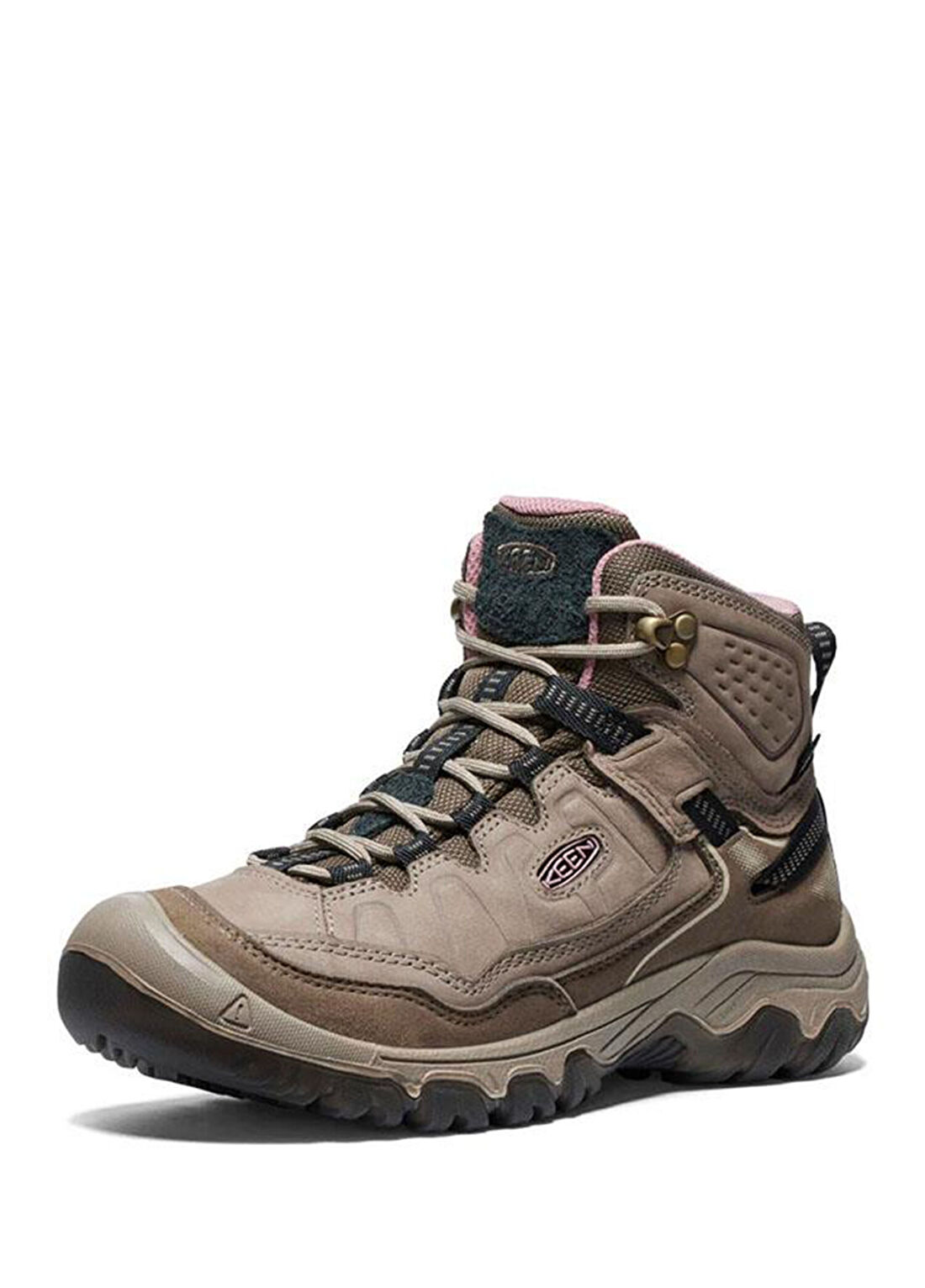 Keen Targhee IV Brindle Nostalgia Rose Su Geçirmez Kadın Yürüyüş Botu görsel 3