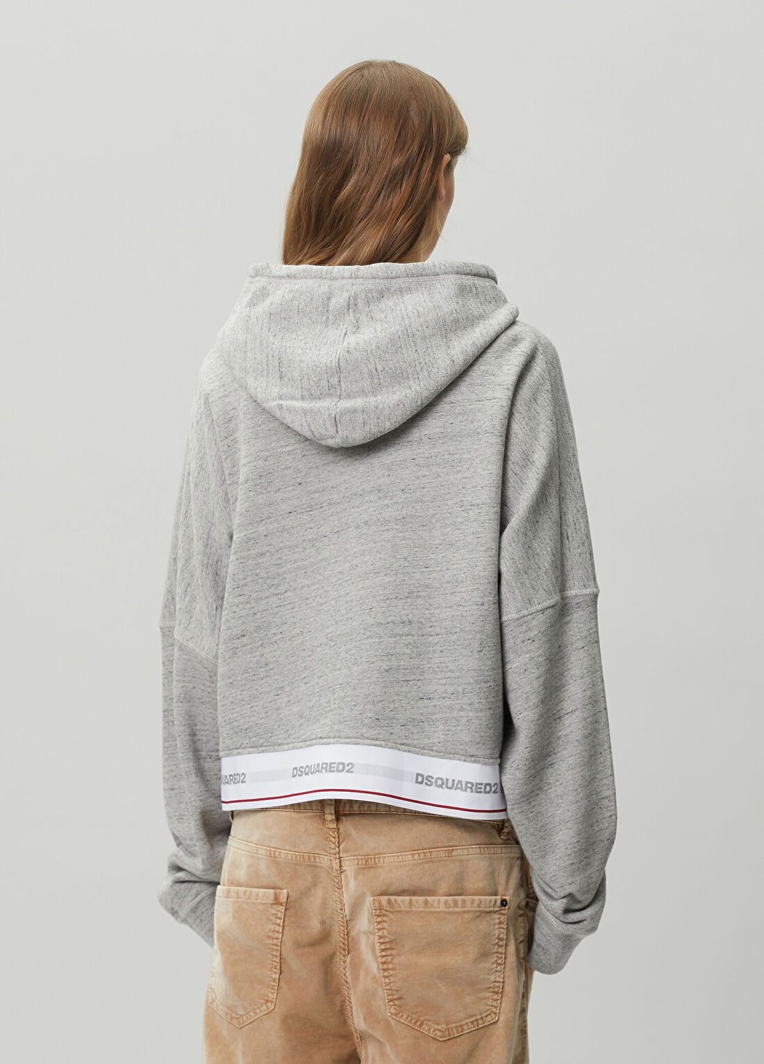 Dsquared2 Gri Kapüşonlu Sweatshirt görsel 4