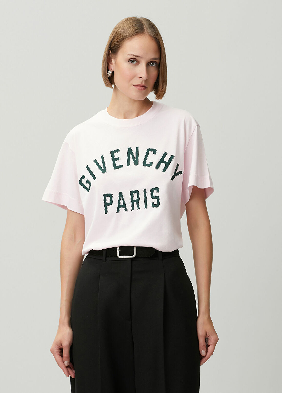 Givenchy Açık Pembe Logolu T-shirt