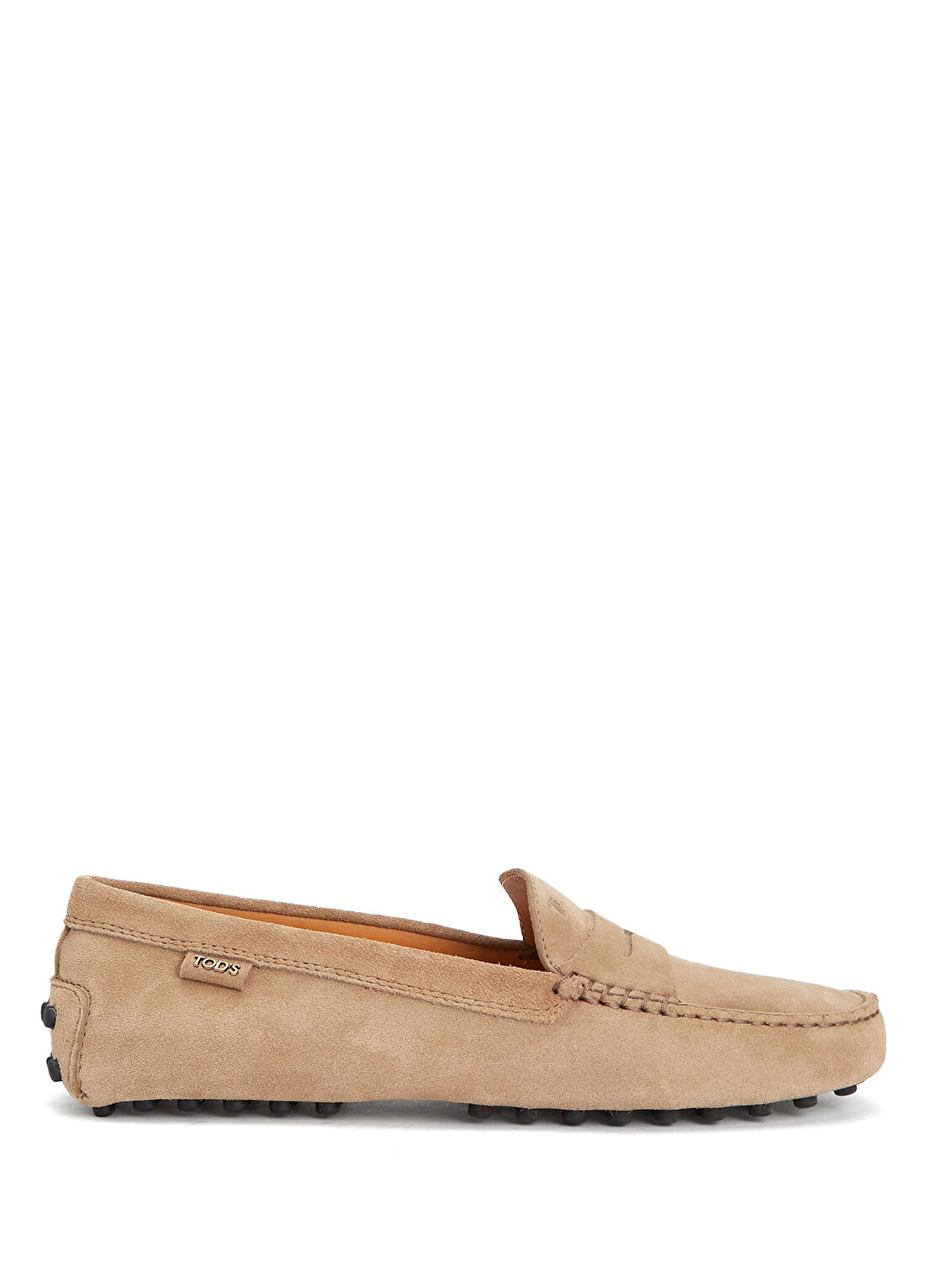 Tod's 22L Açık Kahverengi Kadın Süet Loafer