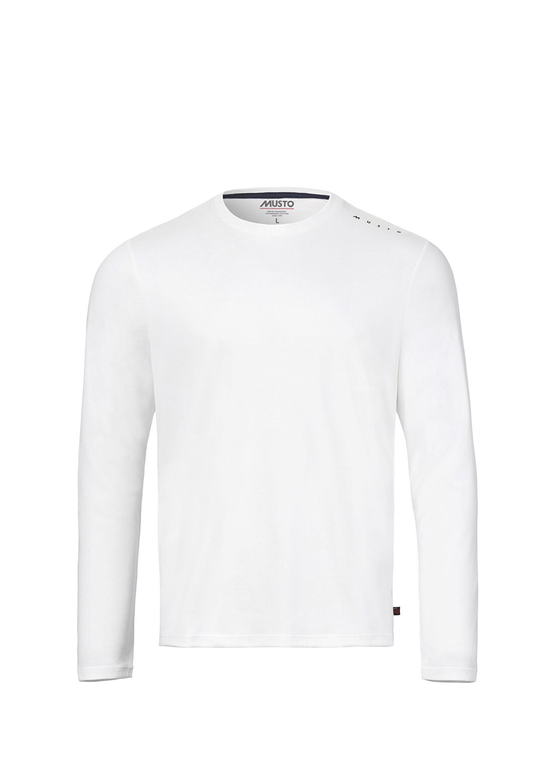 Musto M Evo Crew Sunblock Ls White Erkek Spor Sweatshirt