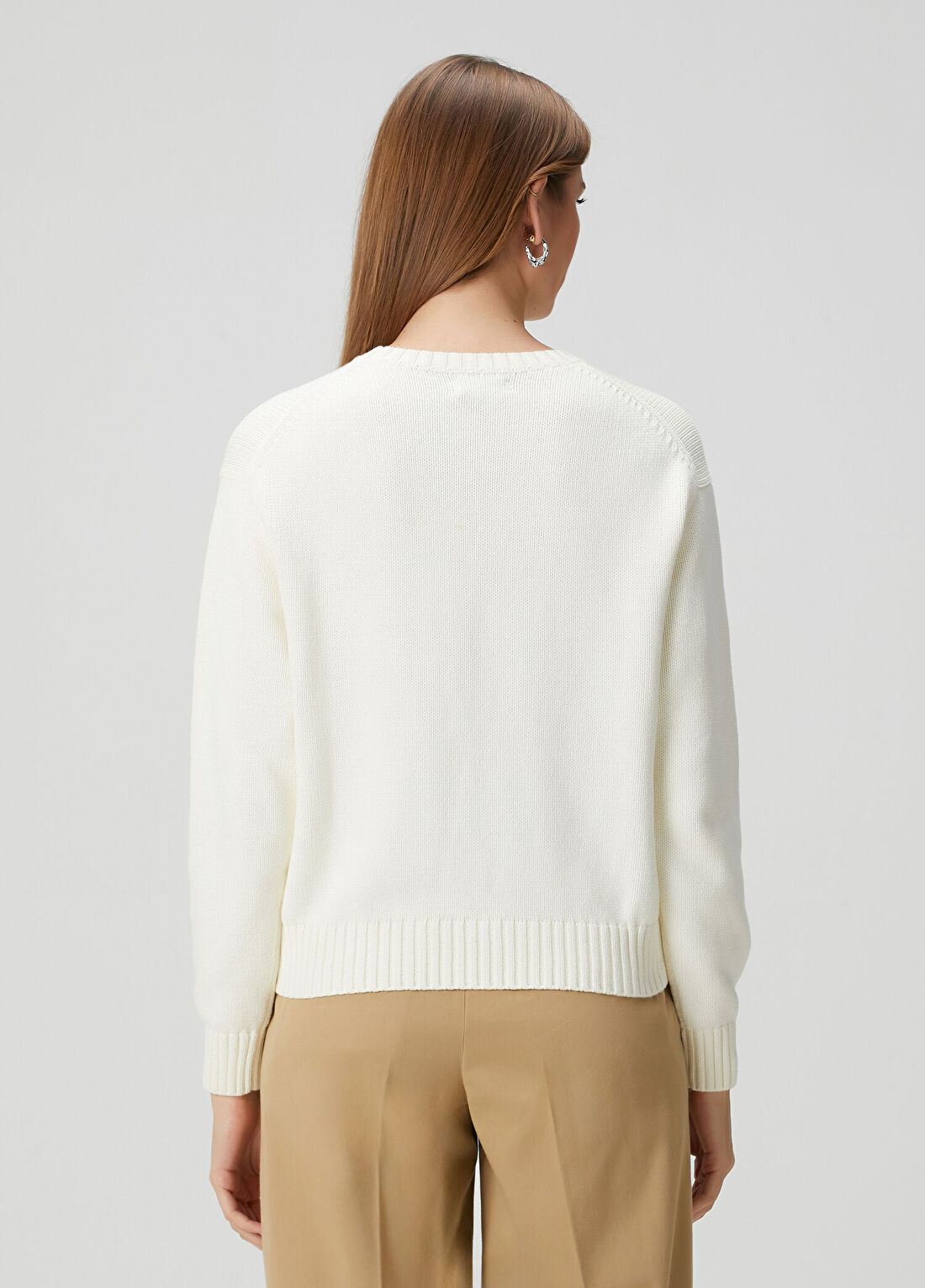 Polo Ralph Lauren Krem Triko görsel 4